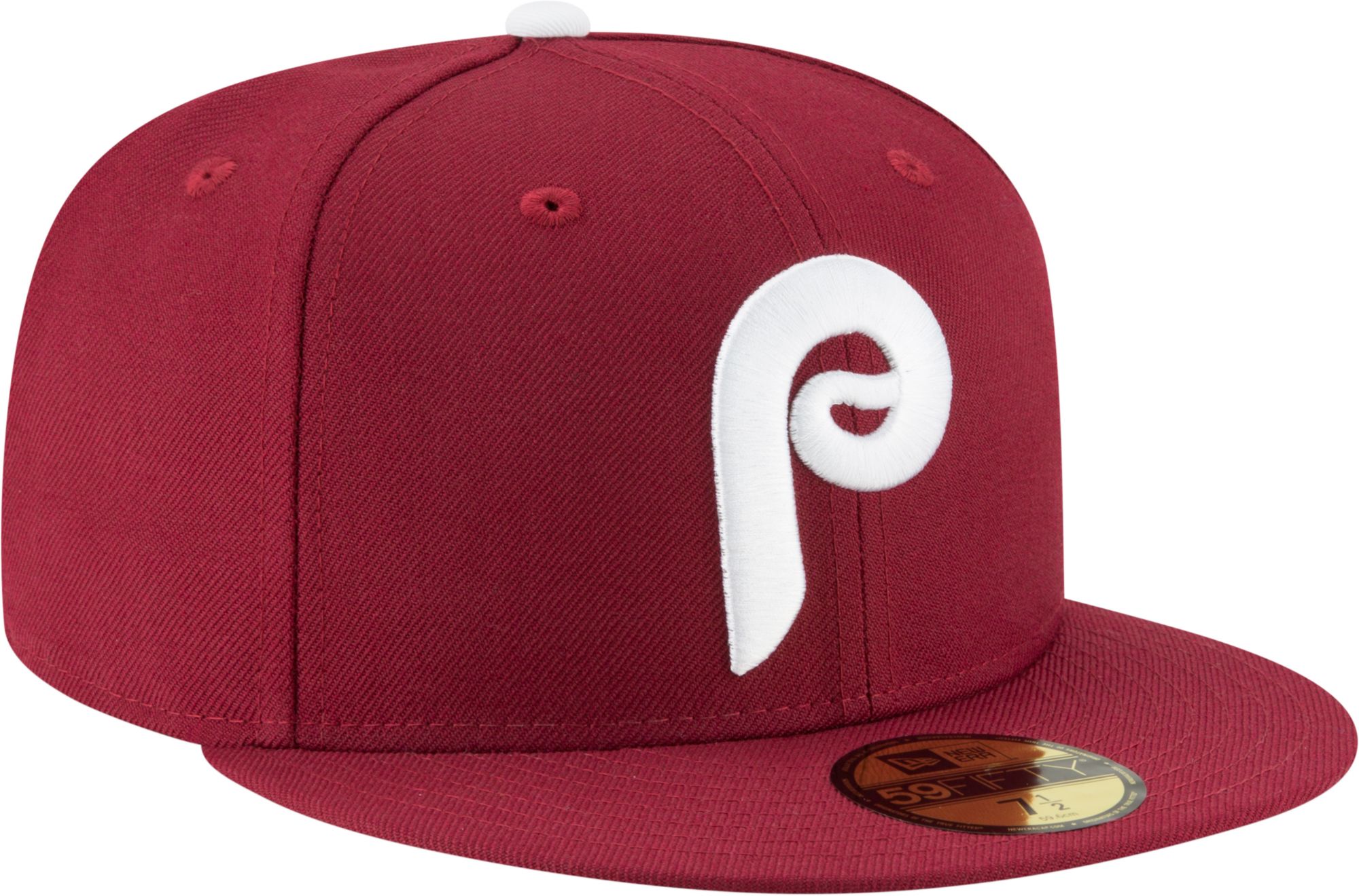 New Era Men's Philadelphia Phillies 59Fifty 1970 Maroon Fitted Hat product image