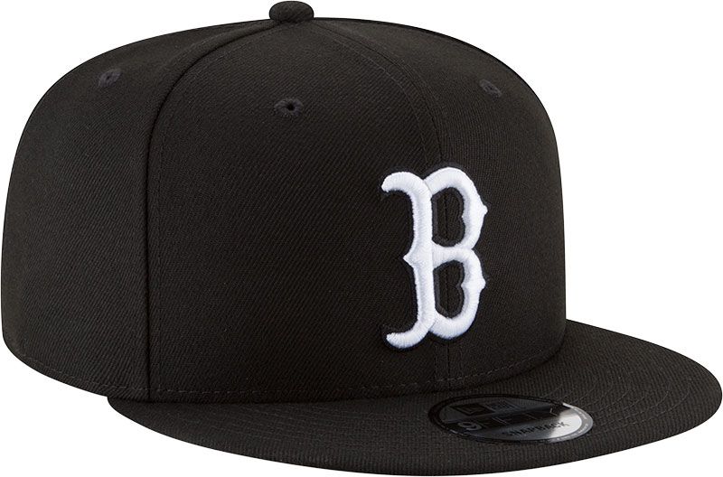 New Era Adult Boston Red Sox Black 9Fifty Basic Adjustable Hat product image