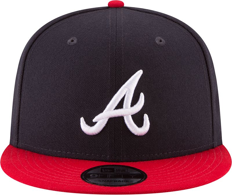 New Era Men's Atlanta Braves Navy 9Fifty Basic Adjustable Hat product image