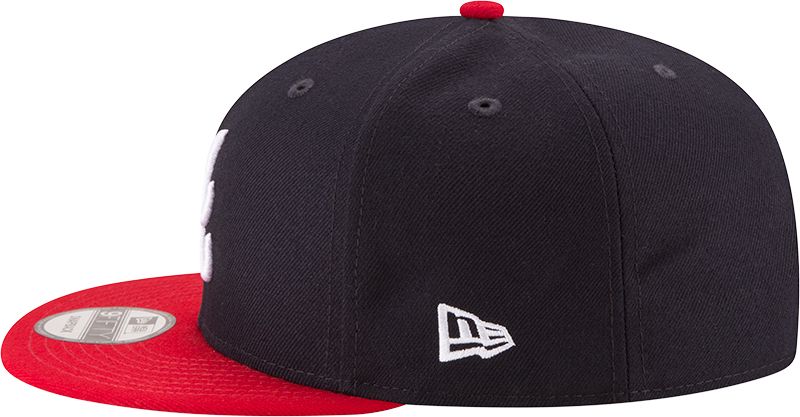 New Era Men's Atlanta Braves Navy 9Fifty Basic Adjustable Hat product image