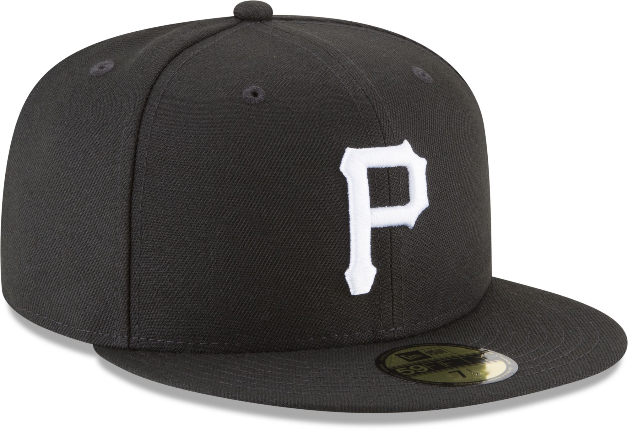 New Era Men's Pittsburgh Pirates Black 59Fifty Fitted Hat product image