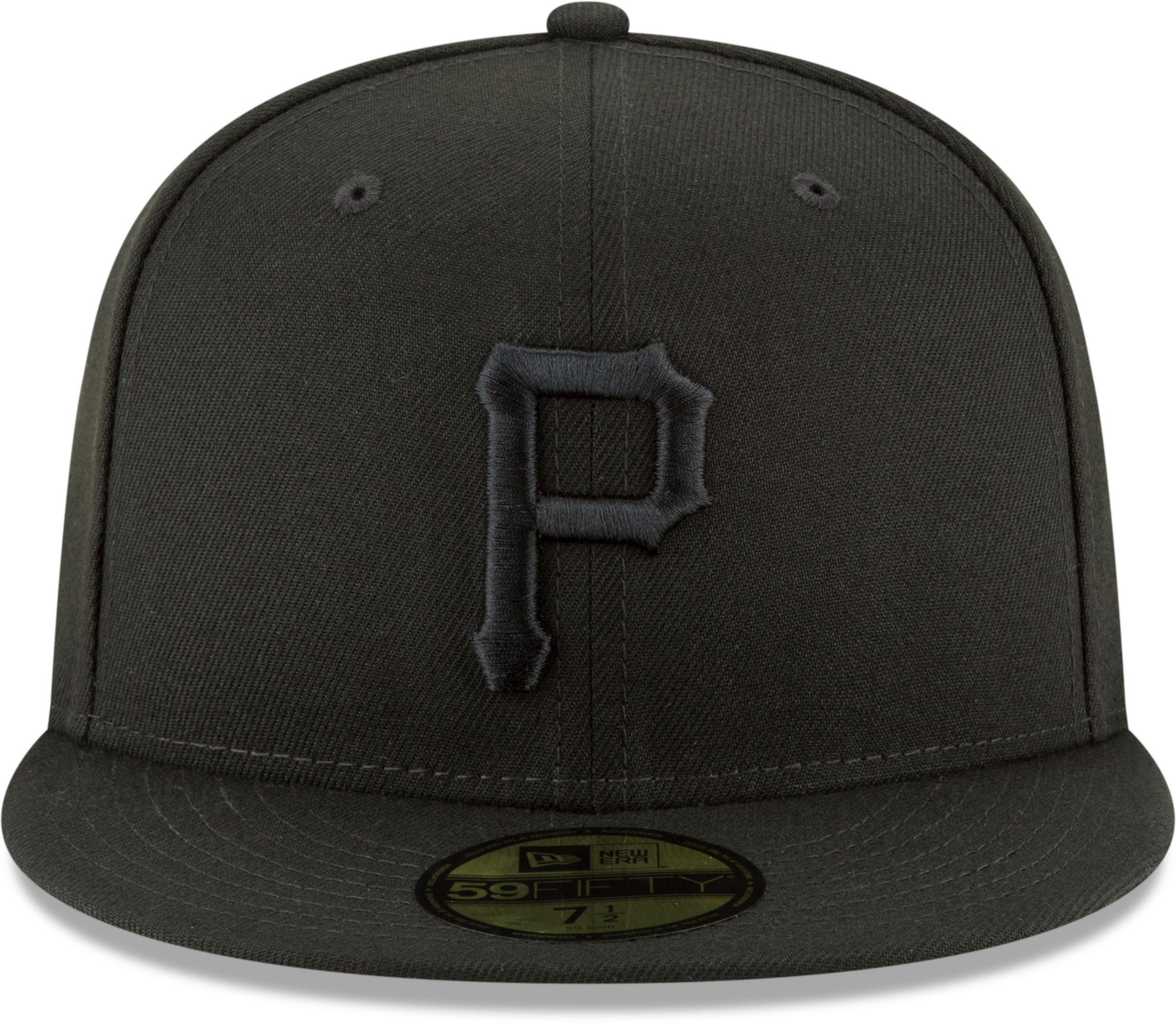 New Era Adult Pittsburgh Pirates Black 59Fifty Fitted Hat product image