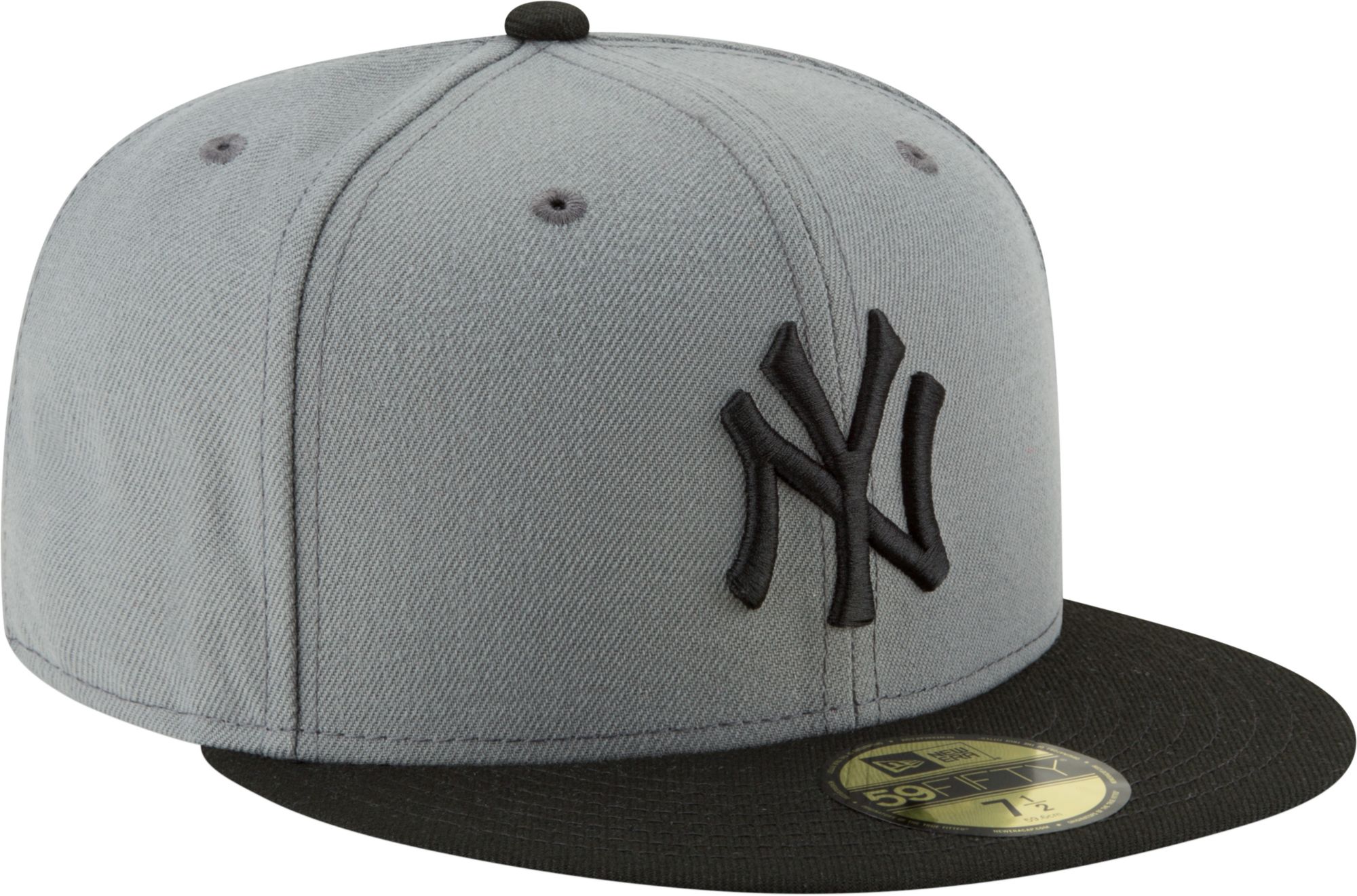New Era Adult New York Yankees 59Fifty Basic Grey Fitted Hat product image