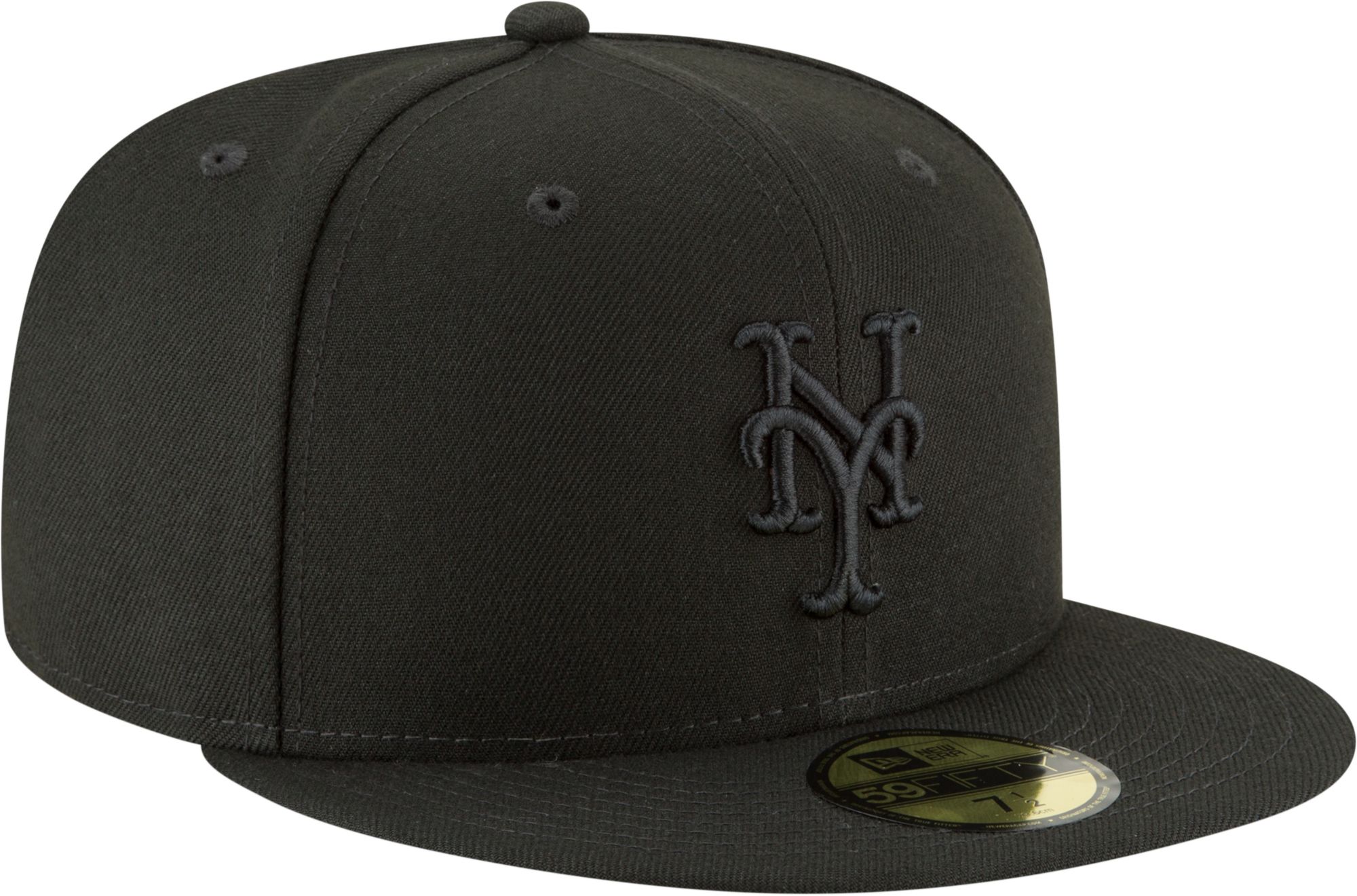 New Era Men's New York Mets 59Fifty Basic Black Fitted Hat product image