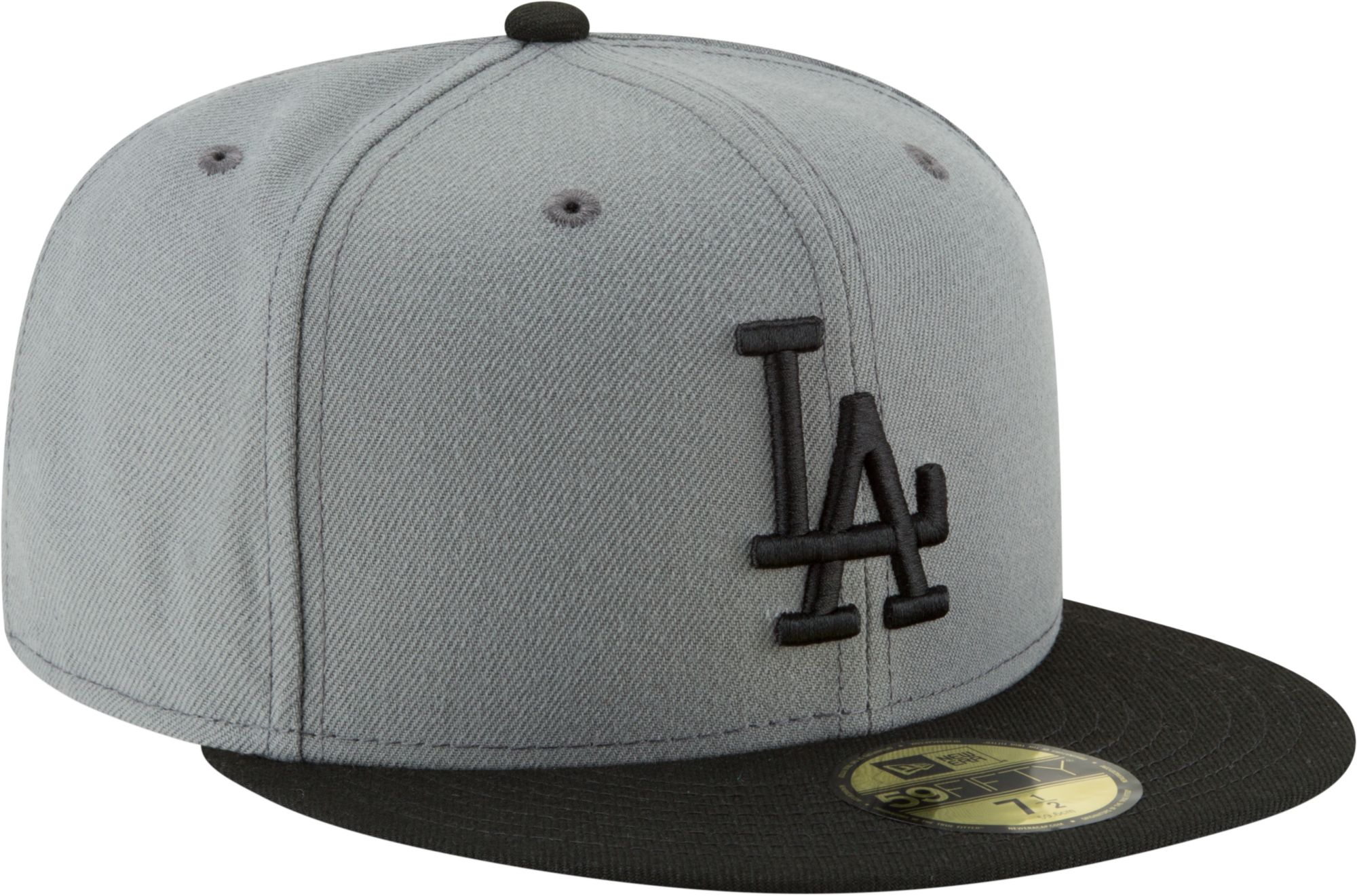 New Era Adult Los Angeles Dodgers 59Fifty Basic Grey Fitted Hat product image