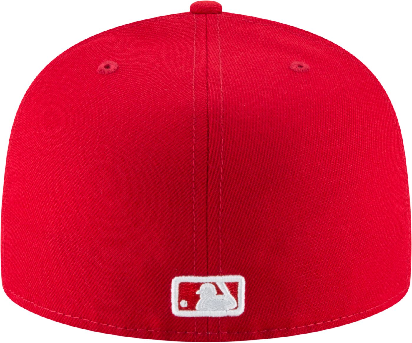 New Era Adult Los Angeles Dodgers 59Fifty Basic Red Fitted Hat Dick s Sporting Goods