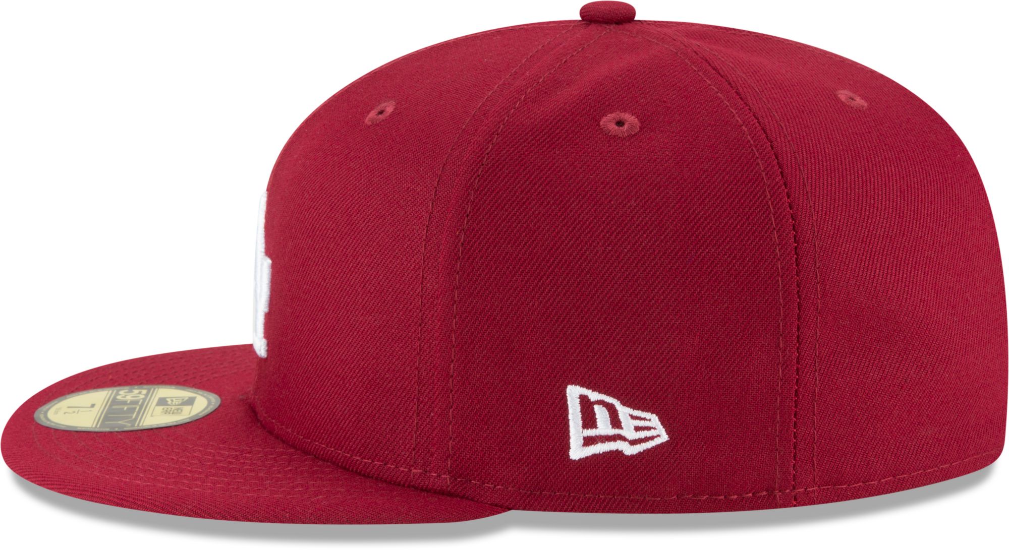 New Era Men's Los Angeles Dodgers Dark Red Basic 59Fifty Fitted Hat product image