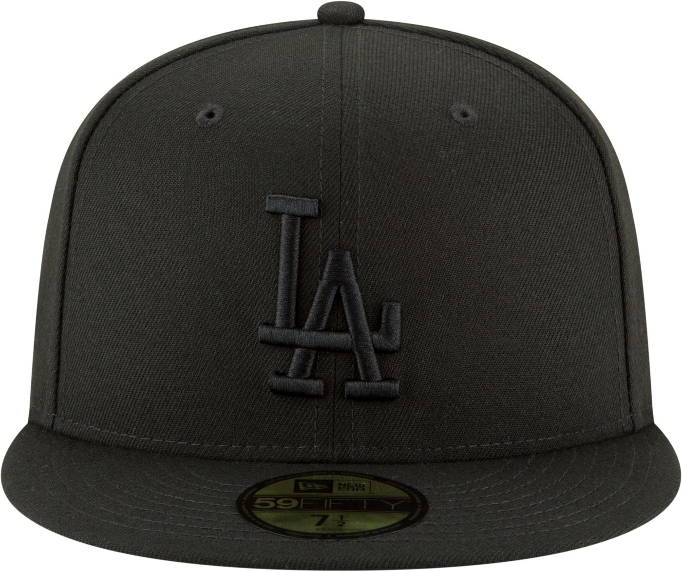 Black la fitted hat online