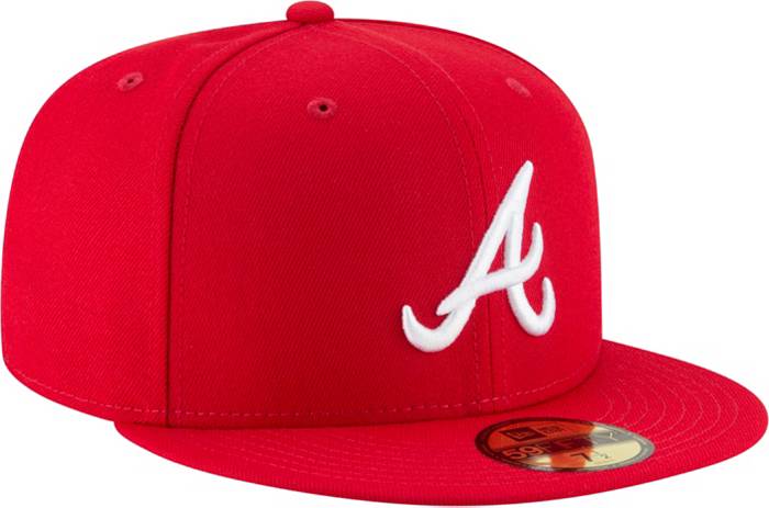 Men's Atlanta Braves New Era Red 2018 Stars & Stripes 4th of July On-Field  59FIFTY Fitted Hat