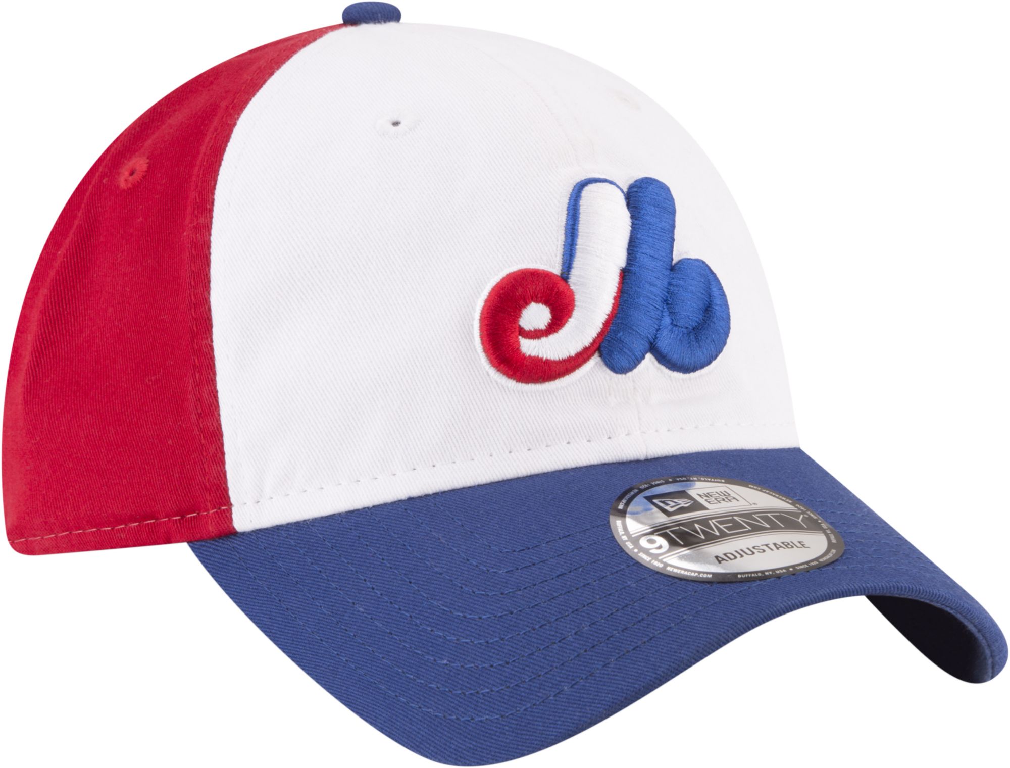New Era Men's Montreal Expos Red/White/Blue Cooperstown Core Classic 9Twenty Adjustable Hat product image