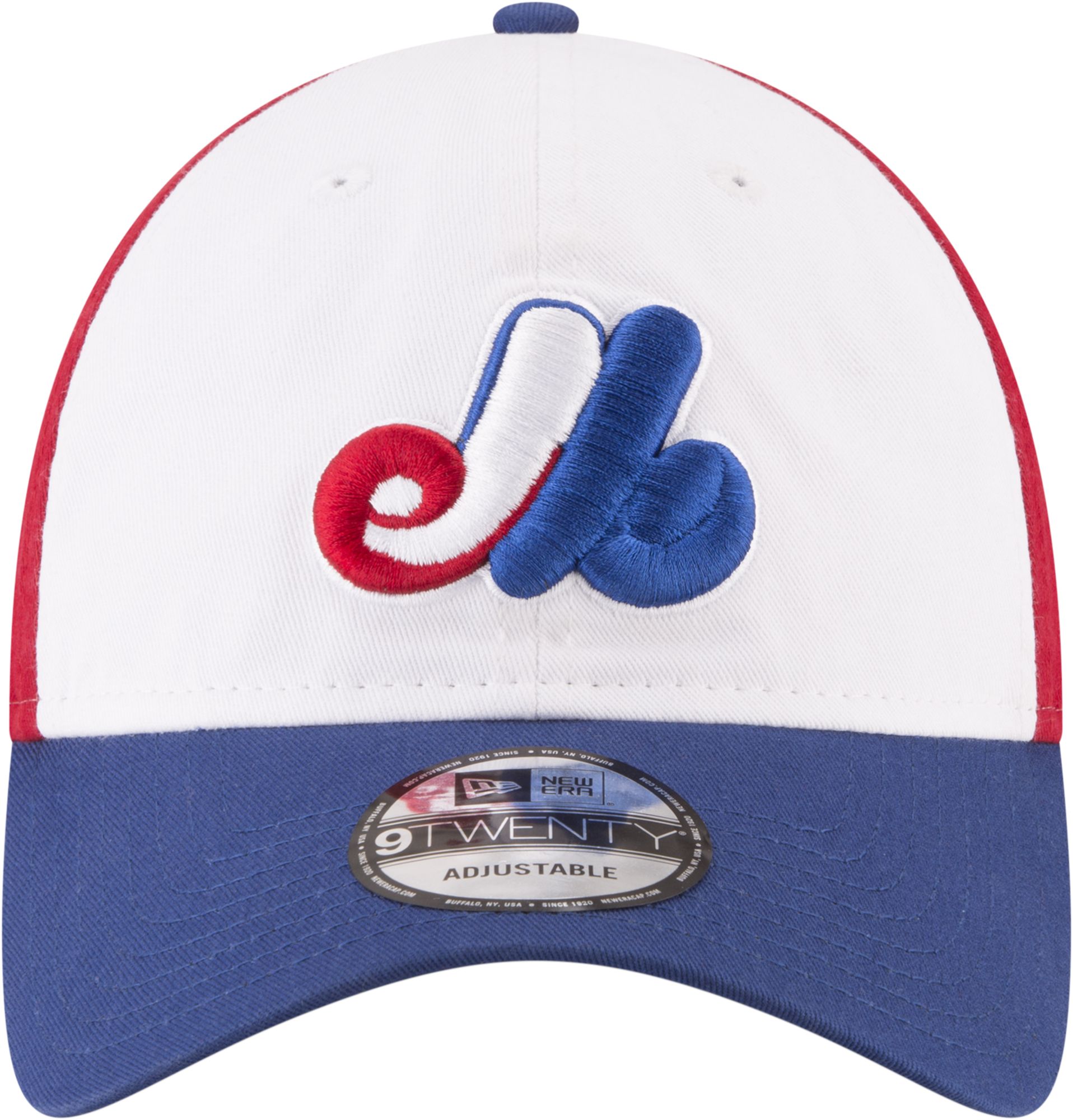 New Era Men's Montreal Expos Red/White/Blue Cooperstown Core Classic 9Twenty Adjustable Hat product image