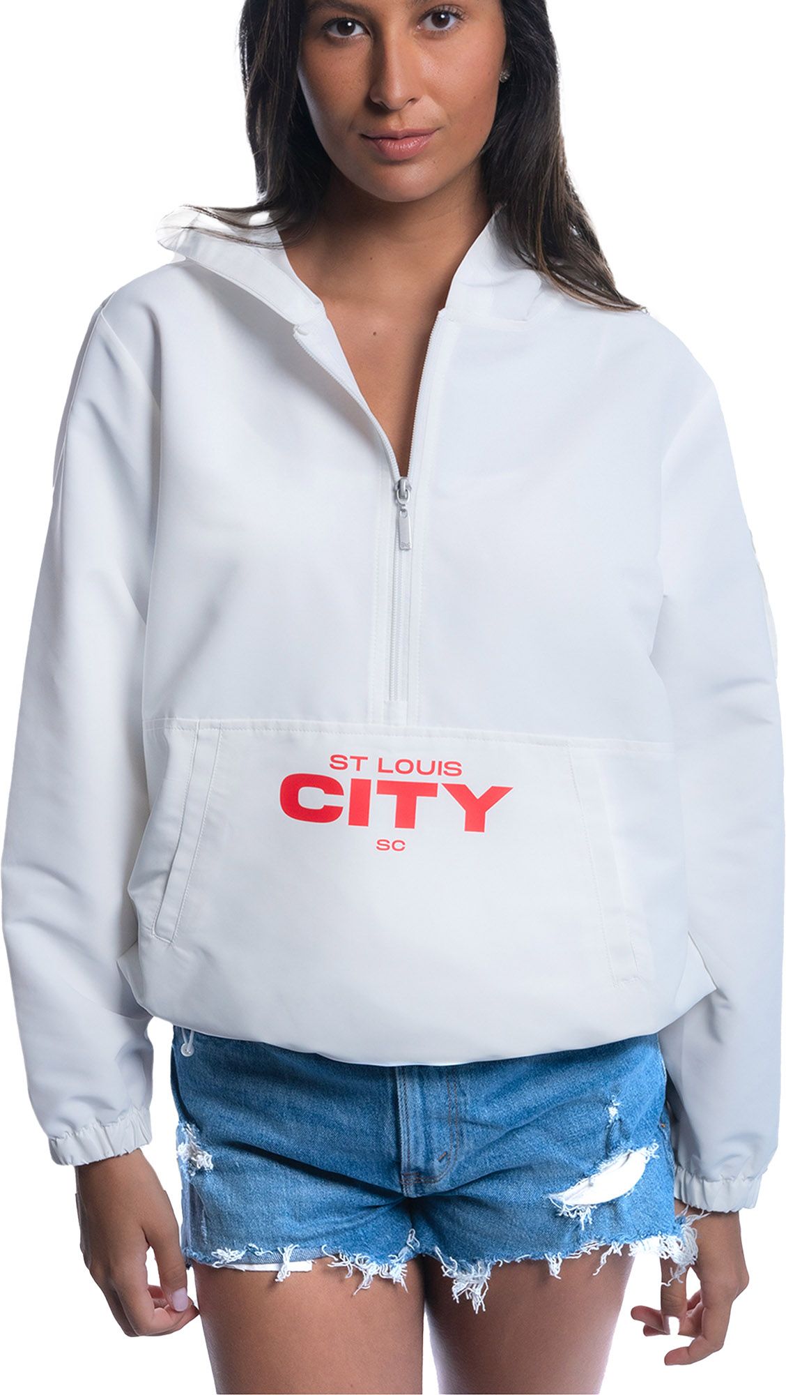 Lusso Women's St. Louis City SC Cloud Half-Zip Windbreaker product image