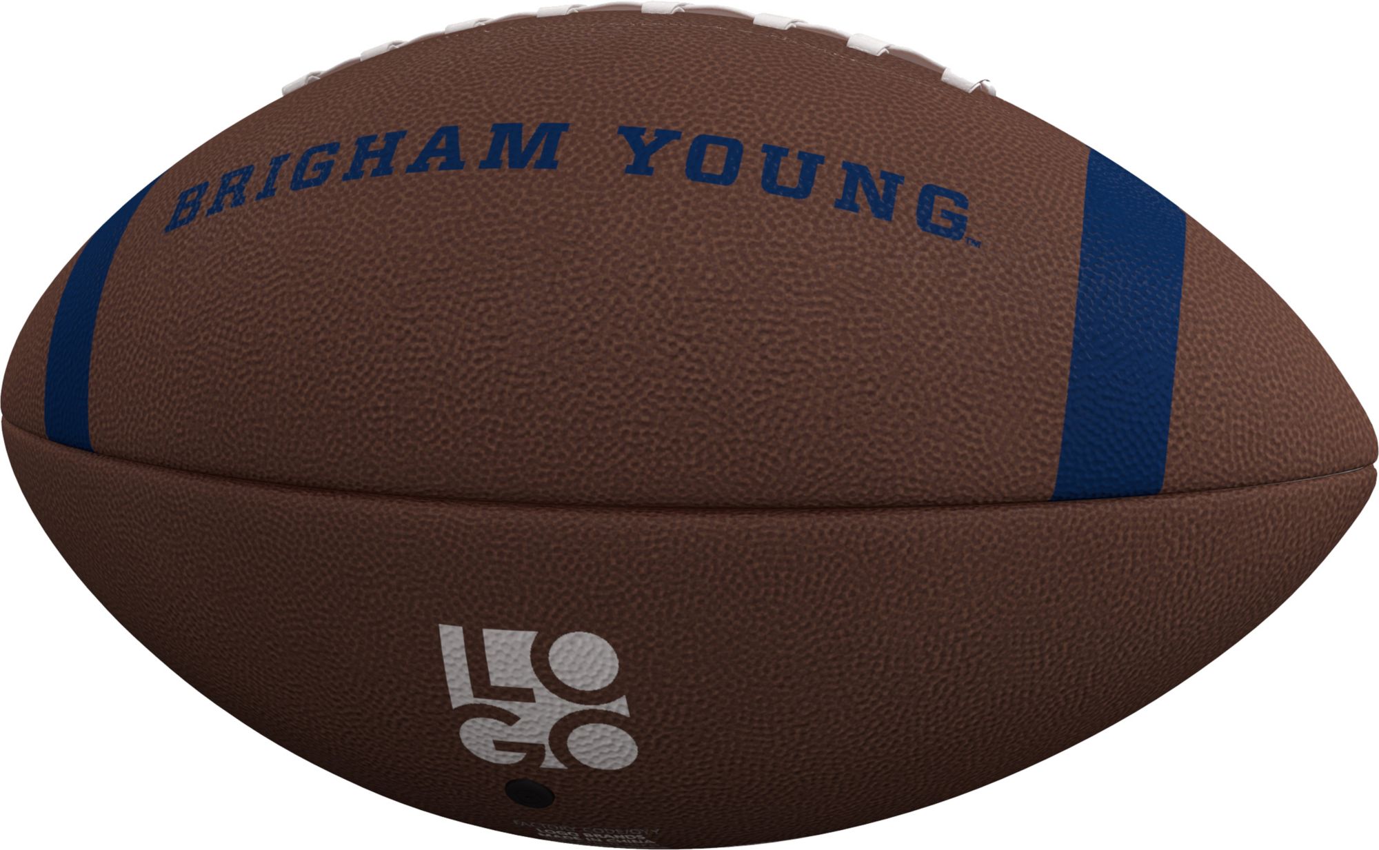 Logo Brands BYU Cougars Team Stripe Composite Football