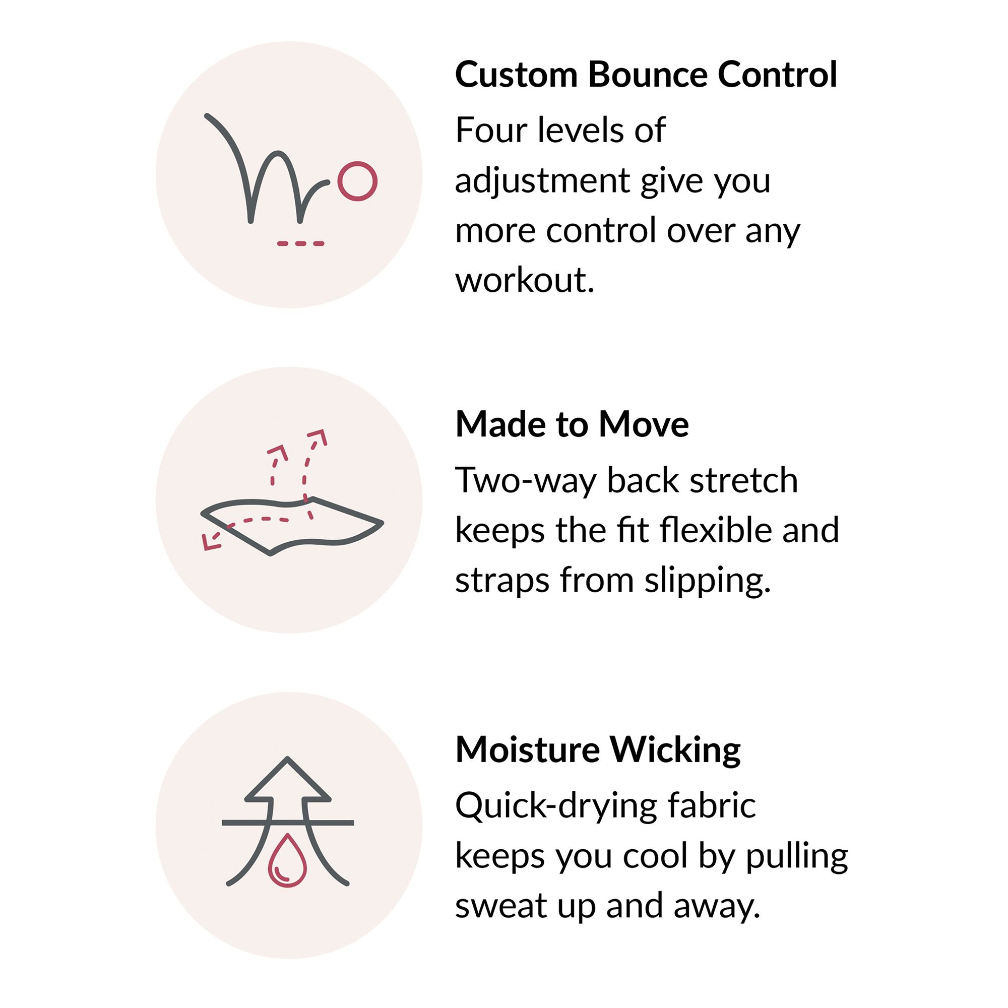 Glamorise Women's Double Layer Custom Control B/G Sports Bra product image