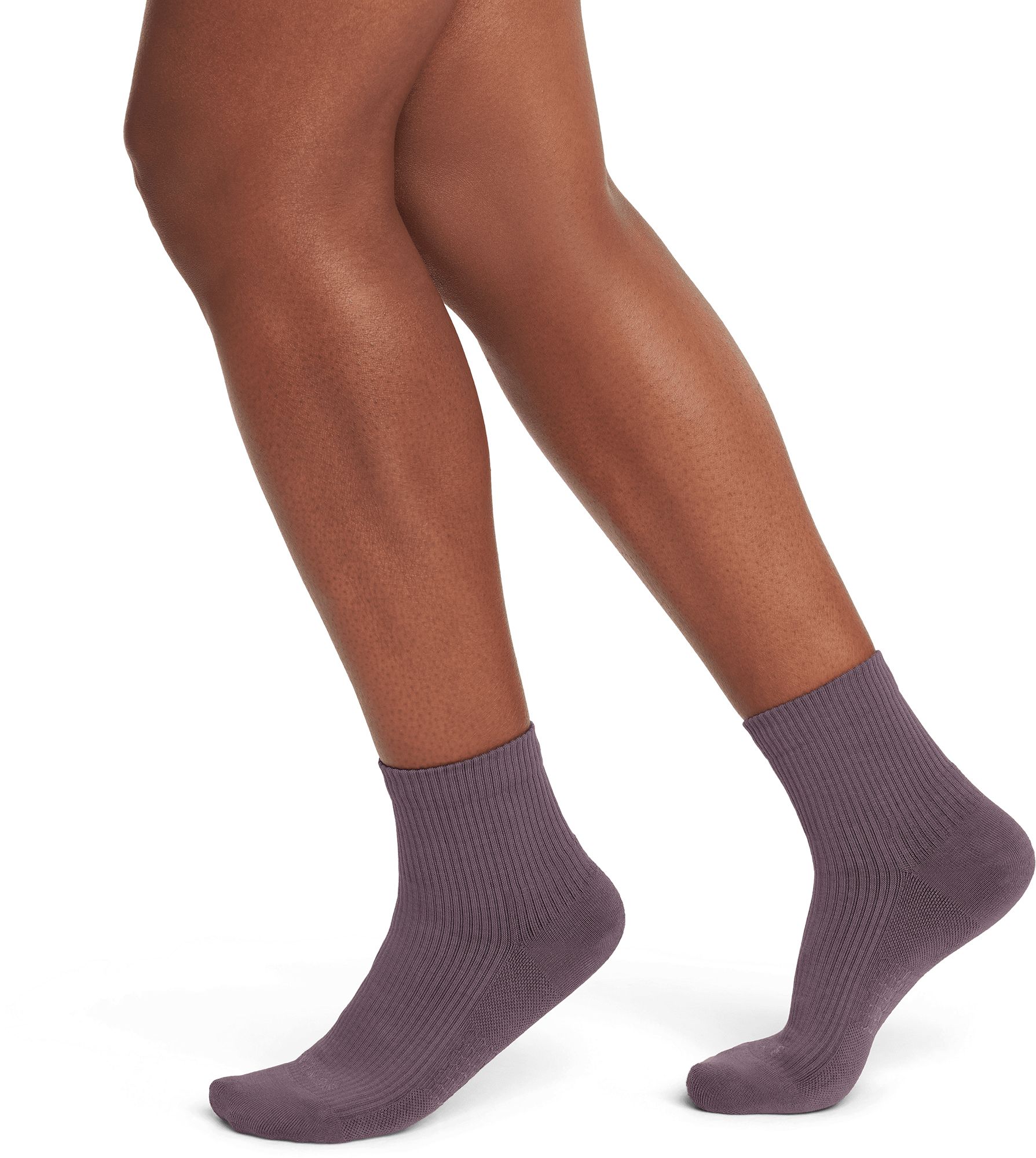 Bombas Two Tone Lightweight Ribbed Quarter Socks product image