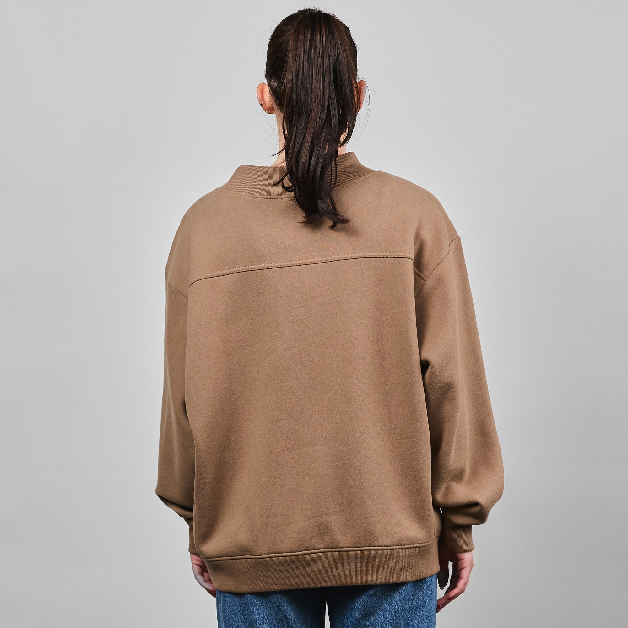 Nash Women's Nashville Brown Leopard Legacy Mockneck Sweatshirt product image