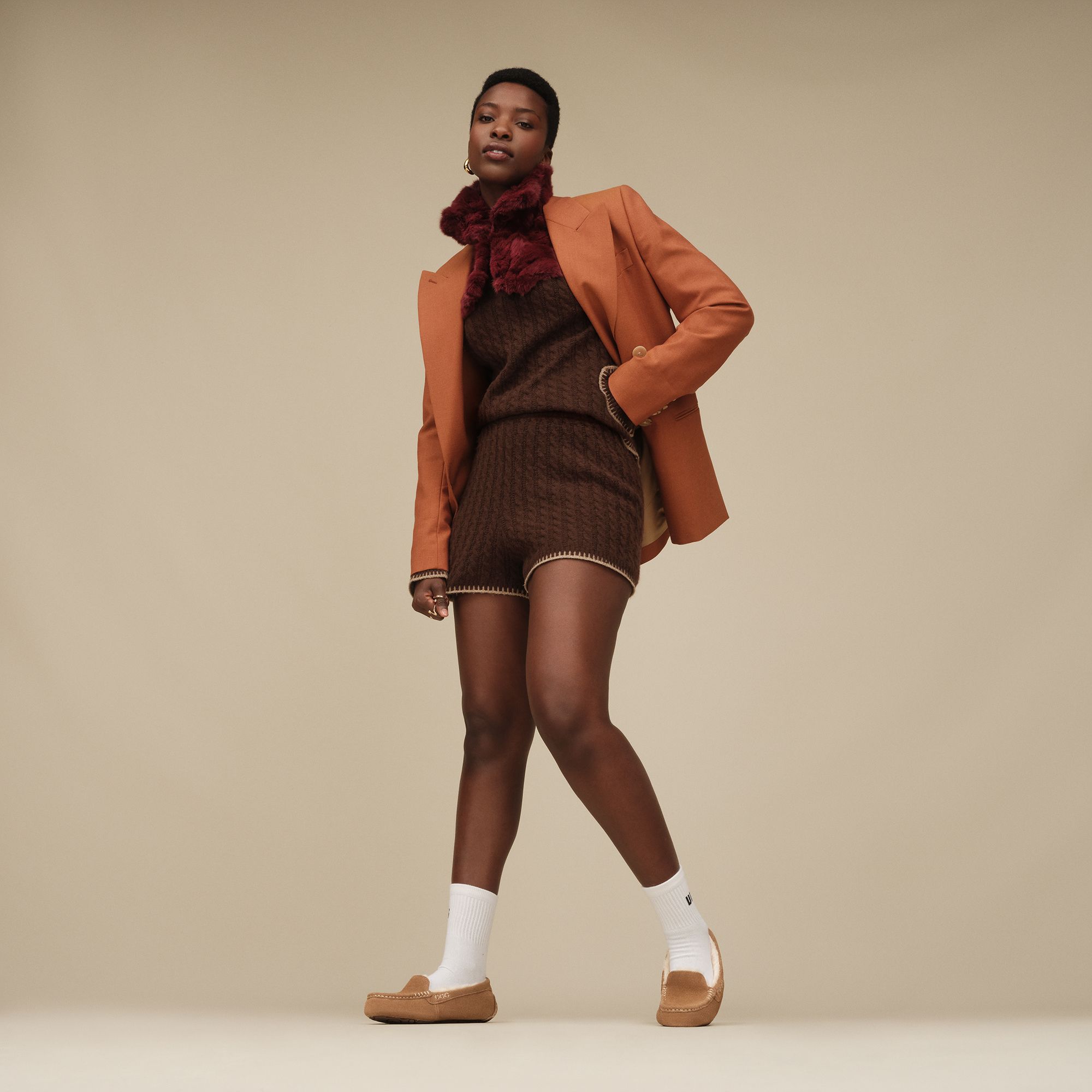 UGG Women's Azriel Cable Knit Shorts product image