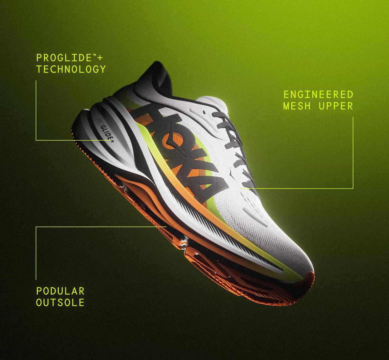 HOKA Men's Clifton Pro Running Shoes product