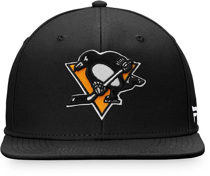 Official NHL Hockey Reebok Center Ice Pittsburgh Penguins Fitted Hat Men's  S/M