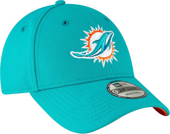 New Era Men's Miami Dolphins 9Forty Aqua Adjustable Hat
