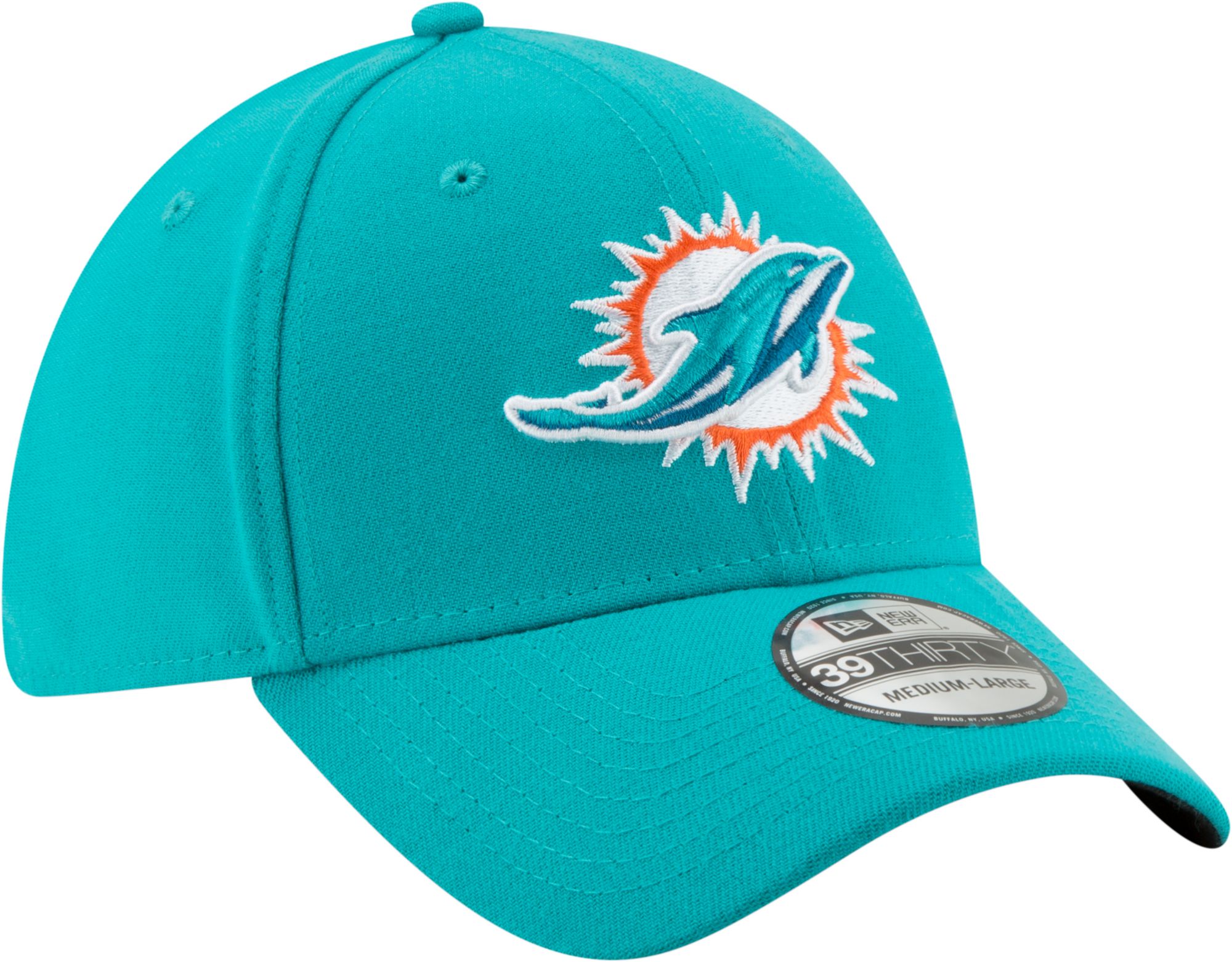 New Era Men's Miami Dolphins Aqua 39Thirty Classic Fitted Hat product image
