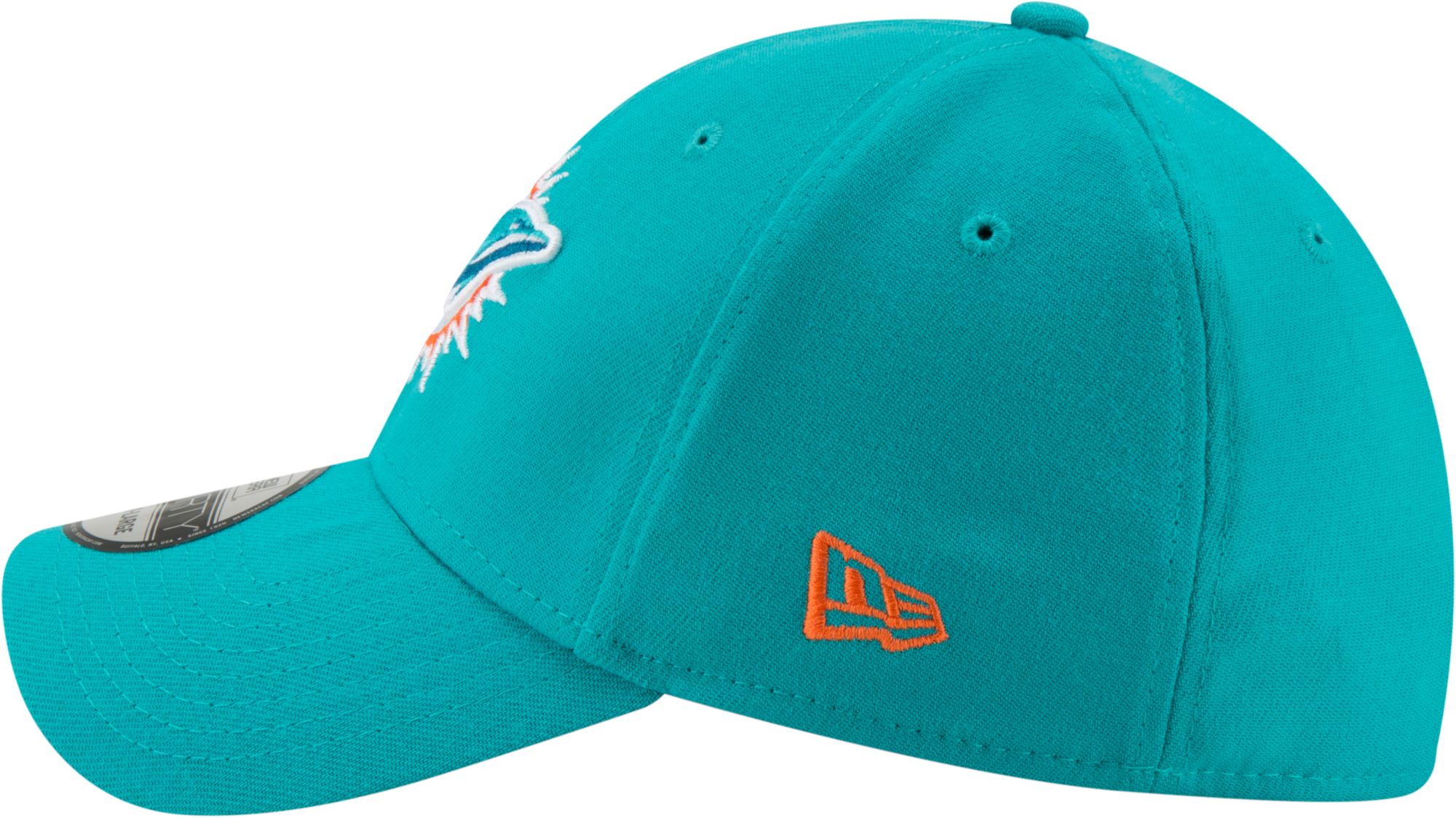 New Era Men's Miami Dolphins Aqua 39Thirty Classic Fitted Hat product image