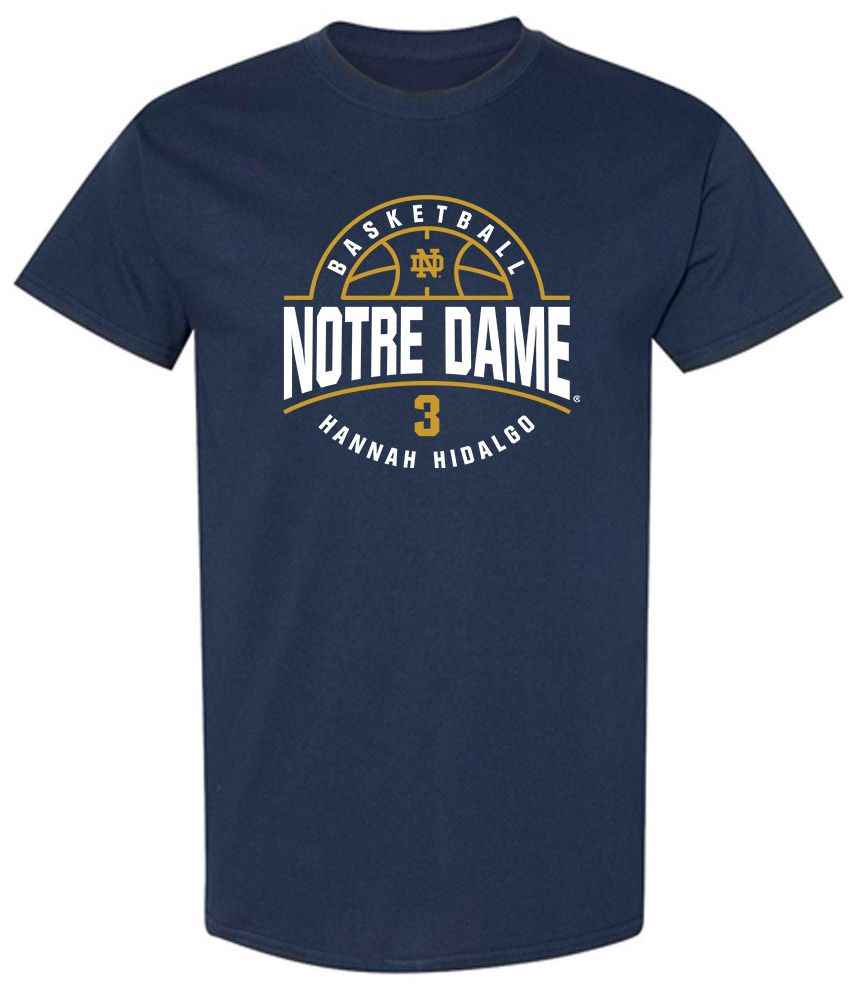 Athlete's Thread Women's Notre Dame Fighting Irish #3 Navy T-Shirt product image