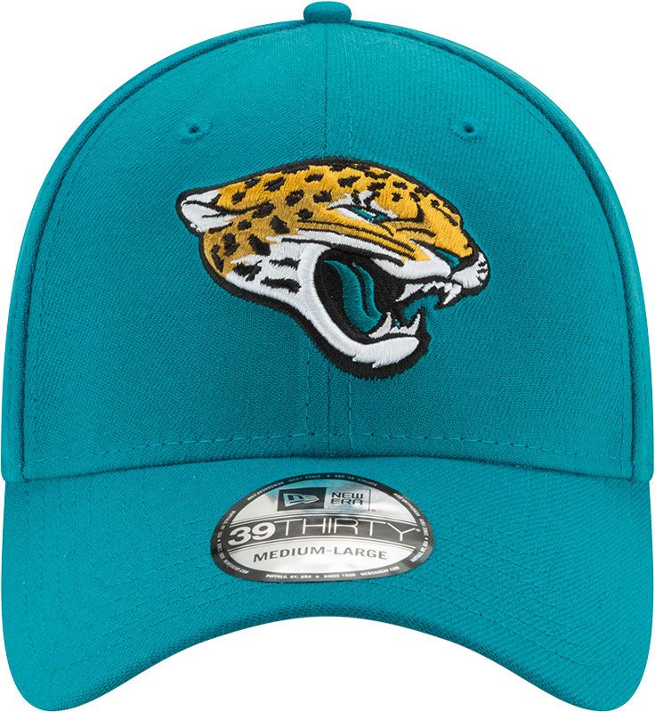 New Era Men's Jacksonville Jaguars Teal 39Thirty Classic Fitted Hat product image