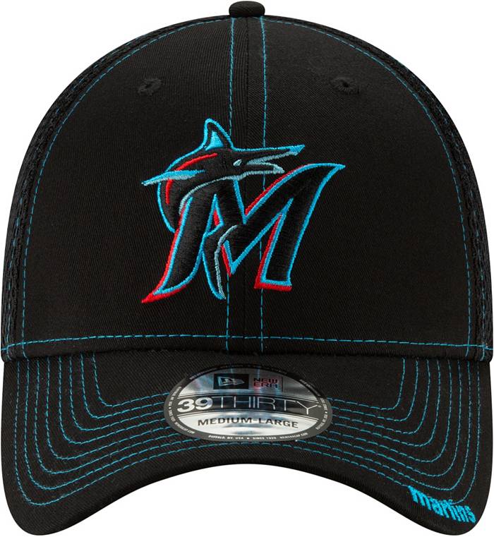 47 Brand / Men's Miami Marlins Gray Flyout Adjustable Hat