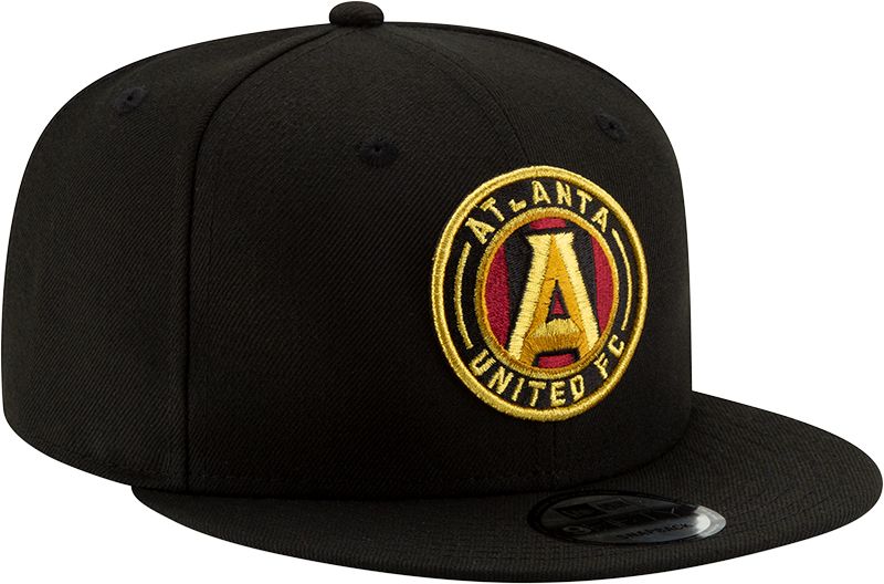 New Era Adult Atlanta United 9Fifty Logo Black Adjustable Hat product image