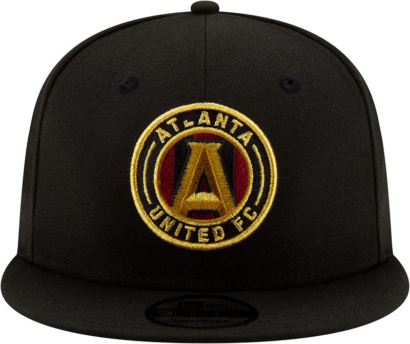 New Era Adult Atlanta United 9Fifty Logo Black Adjustable Hat product image