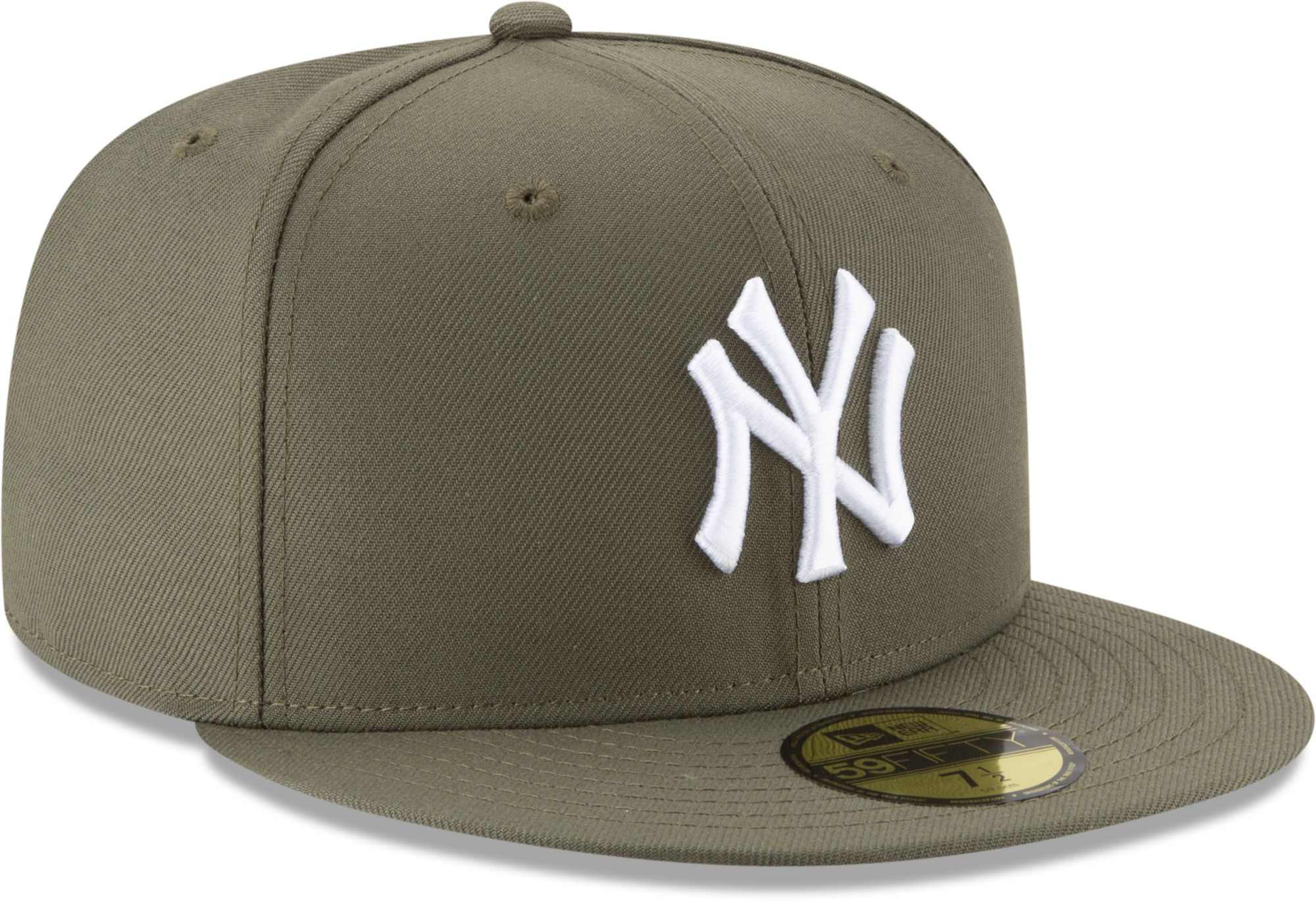 New Era Men's New York Yankees Olive Basic 59Fifty Fitted Hat product image