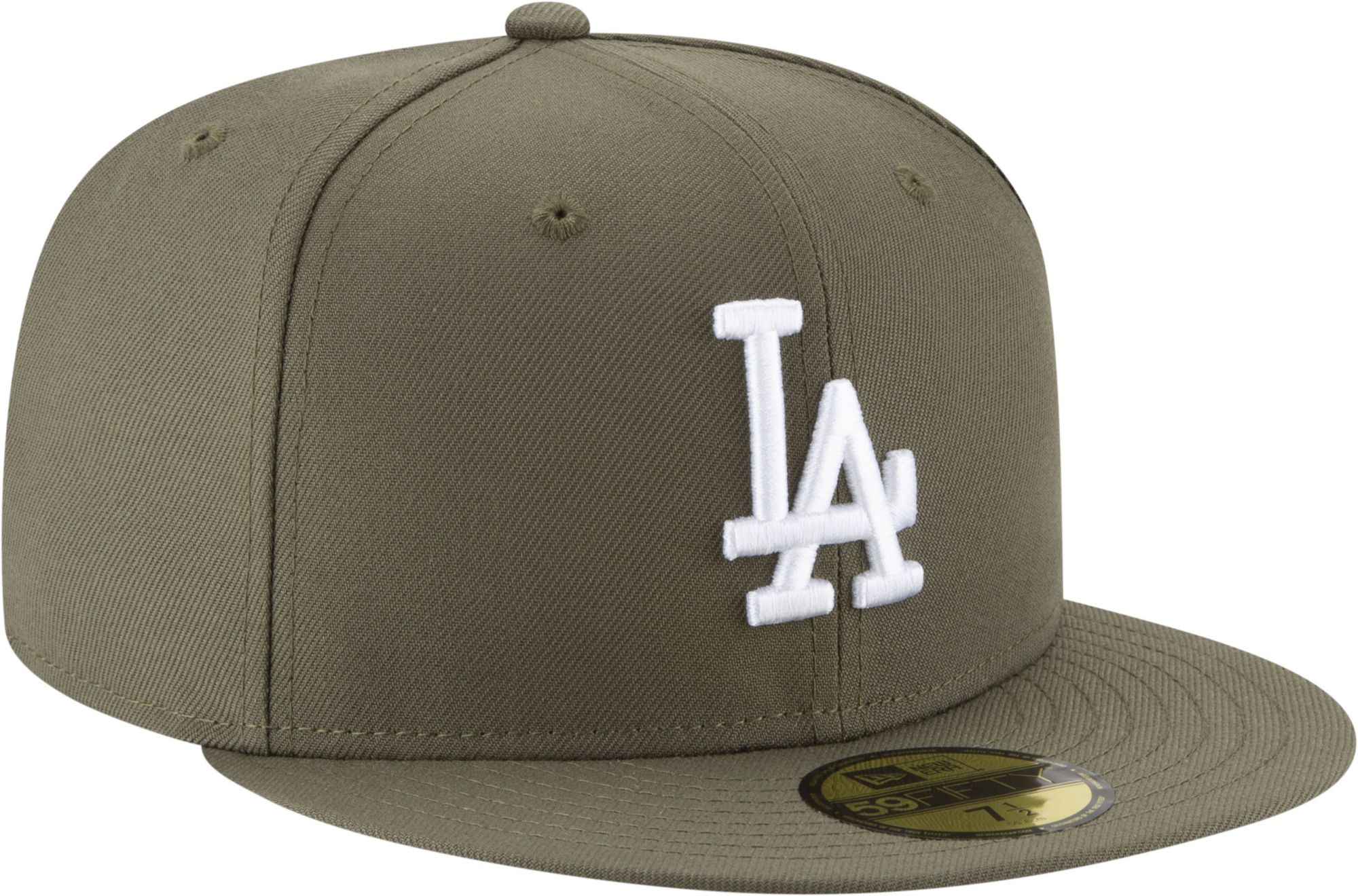 New Era Adult Los Angeles Dodgers 59Fifty Olive Fitted Hat product image