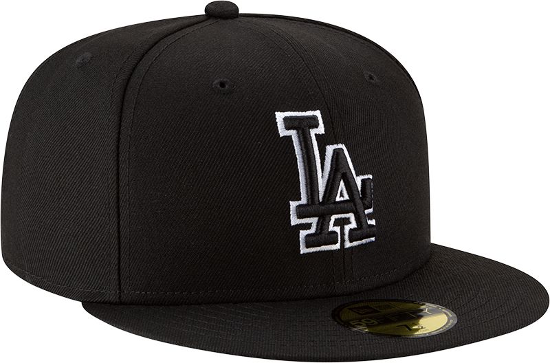 New Era Men's Los Angeles Dodgers Black Basic 59Fifty Fitted Hat product image