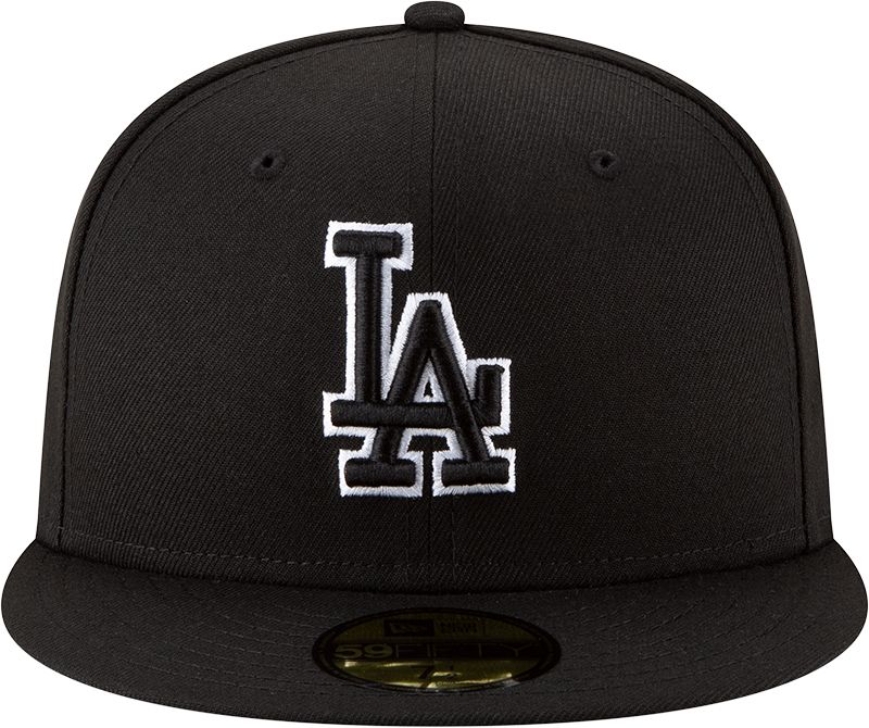 New Era Men's Los Angeles Dodgers Black Basic 59Fifty Fitted Hat product image