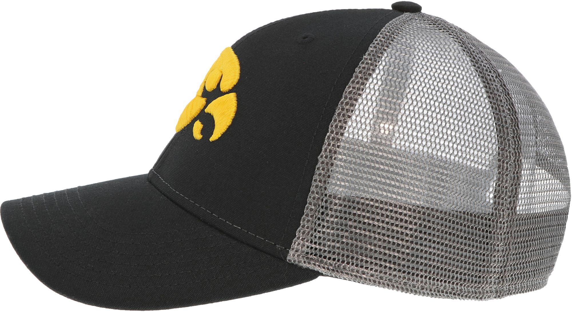 League-Legacy Men's Iowa Hawkeyes Lo-Pro Adjustable Trucker Black Hat product image