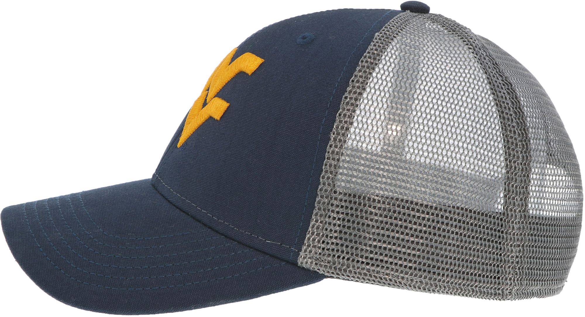 League-Legacy Men's West Virginia Mountaineers Blue Lo-Pro Adjustable Trucker Hat product image