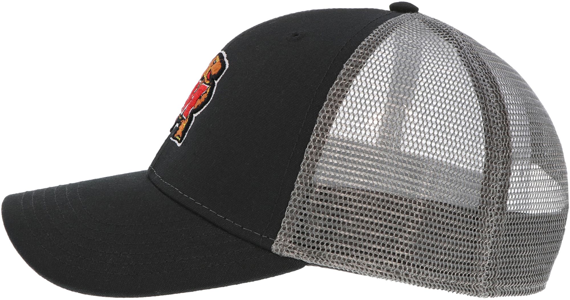 League-Legacy Men's Maryland Terrapins Lo-Pro Adjustable Trucker Black Hat product image