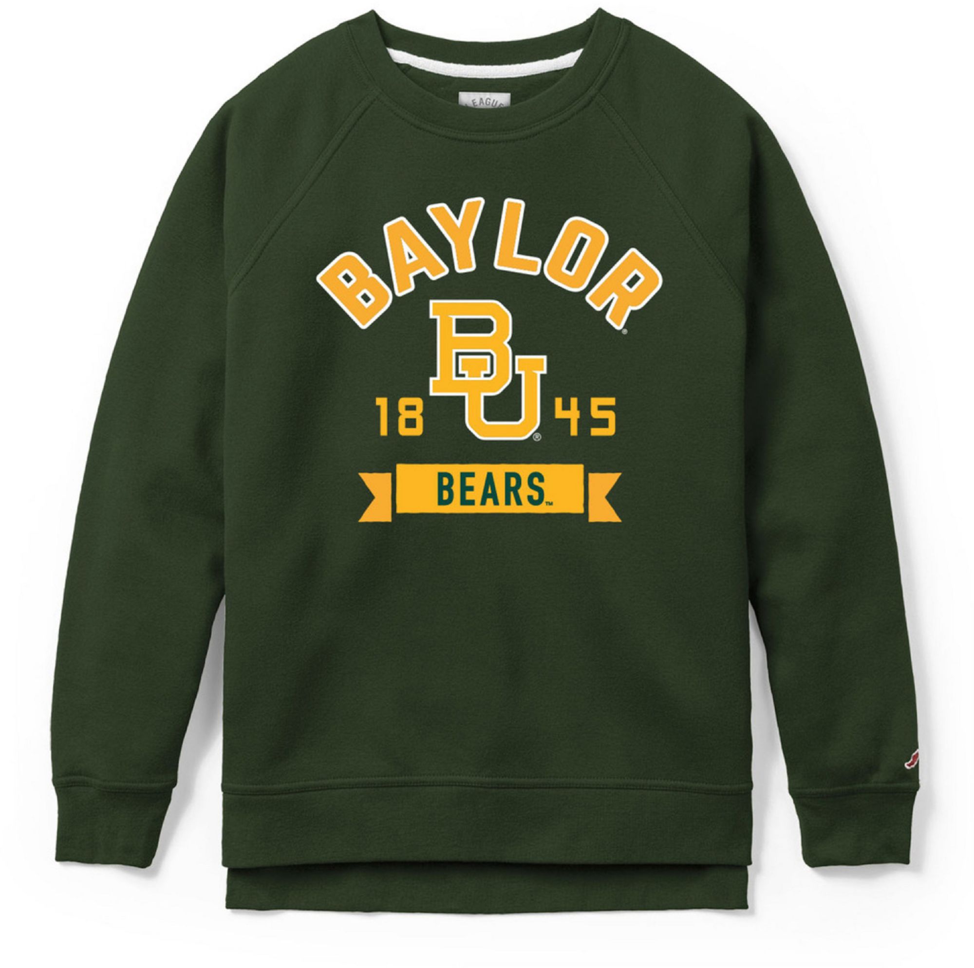 League-Legacy Women's Baylor Bears Green Academy Crew Sweatshirt product image