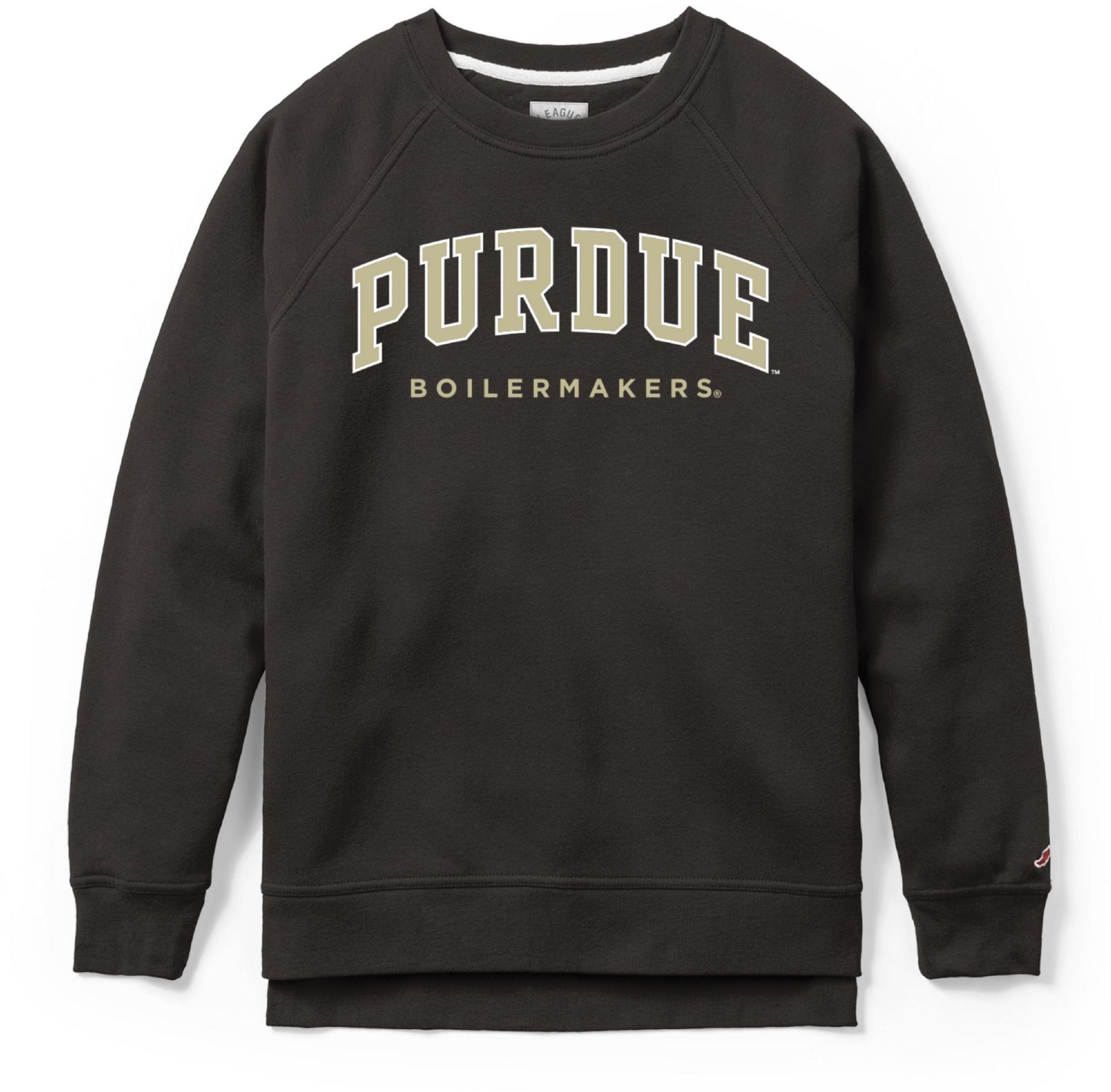 League-Legacy Women's Purdue Boilermakers Academy Crew Black Sweatshirt product image
