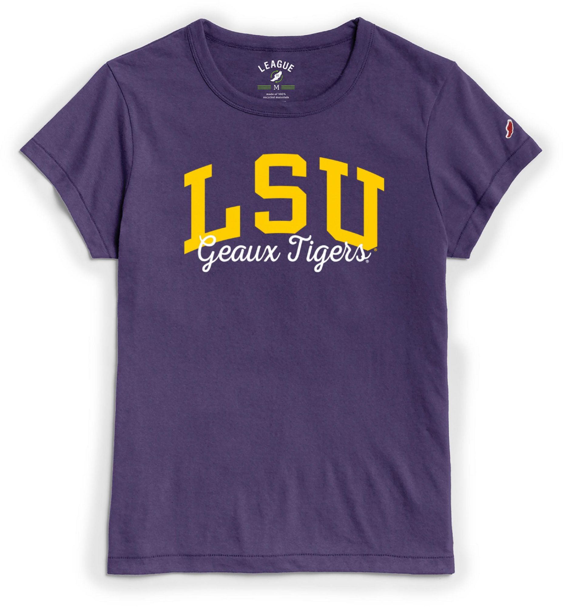 League-Legacy Women's LSU Tigers Purple ReSpin T-Shirt product image