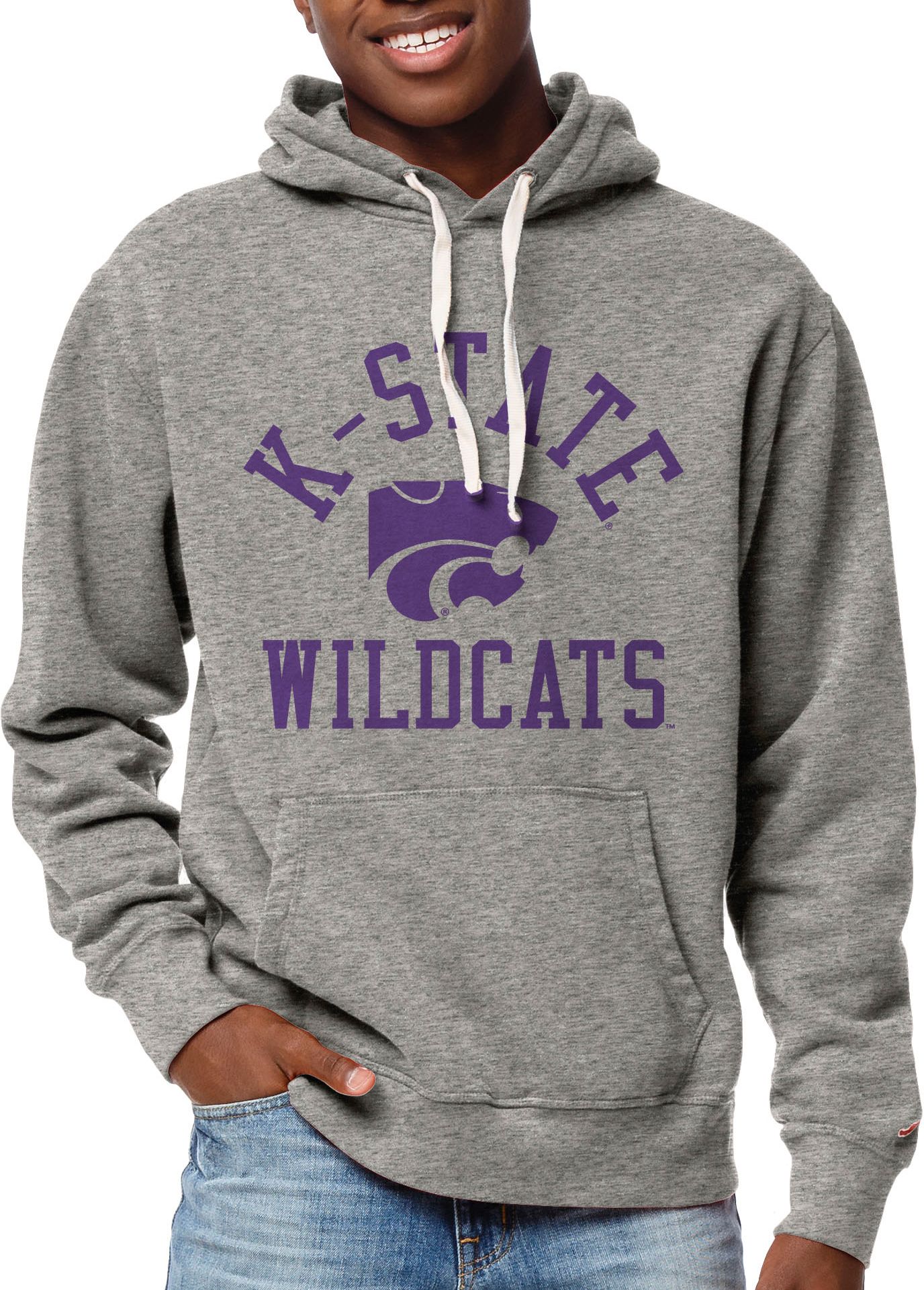 League-Legacy Men's Kansas State Wildcats Grey Stadium Hoodie product image