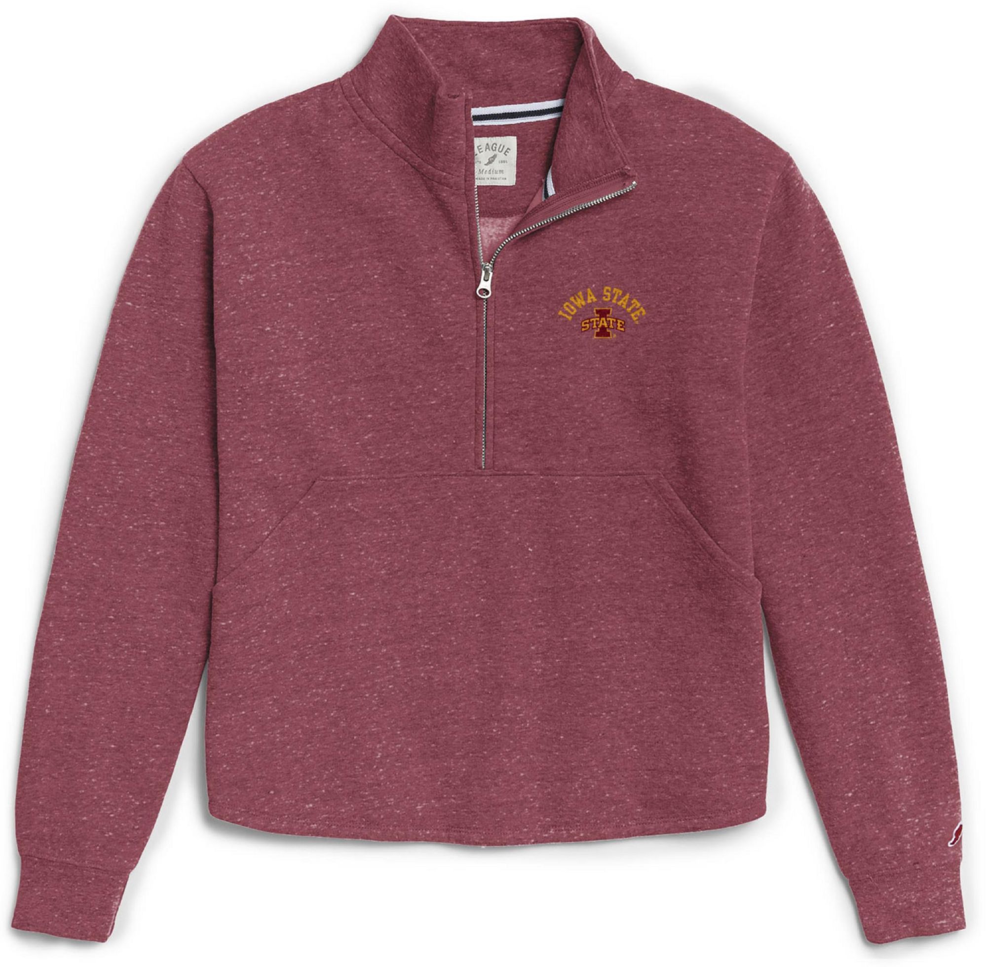 League-Legacy Women's Iowa State Cyclones Cardinal Victory Springs Quarter-Zip Shirt product image