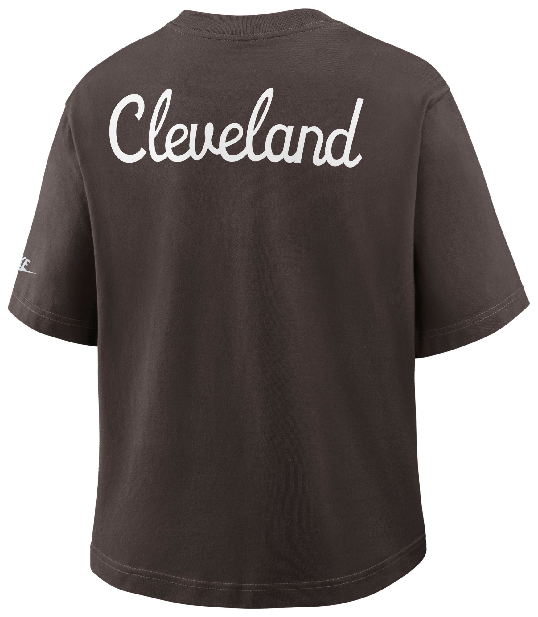 Nike Women's Cleveland Browns Seal Brown Rewind Pocket T-Shirt product image