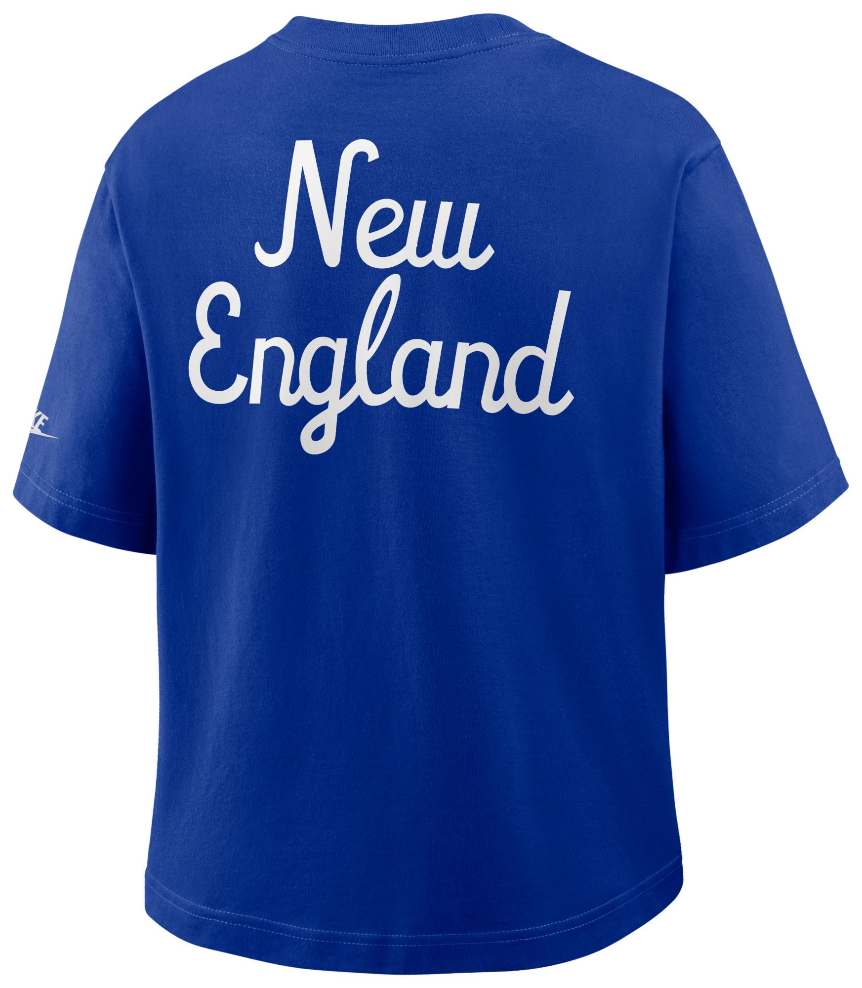 Nike Women's New England Patriots Old Royal Rewind Pocket T-Shirt product image