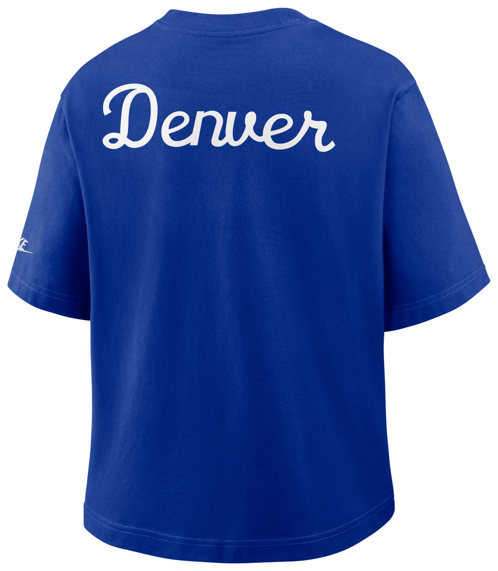 Nike Women's Denver Broncos Old Royal Rewind Pocket T-Shirt product image