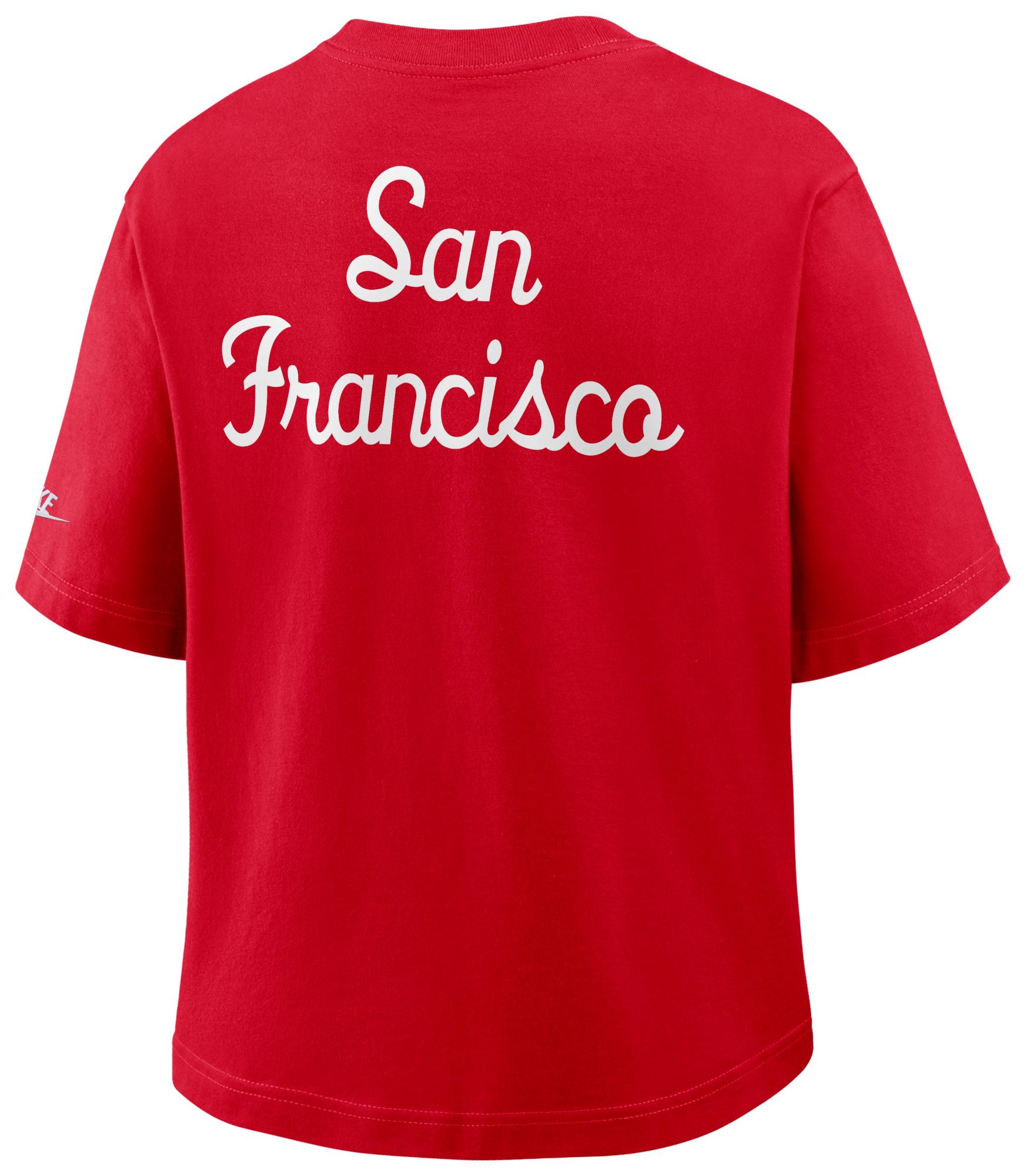 Nike Women's San Francisco 49ers University Red Rewind Pocket T-Shirt product image