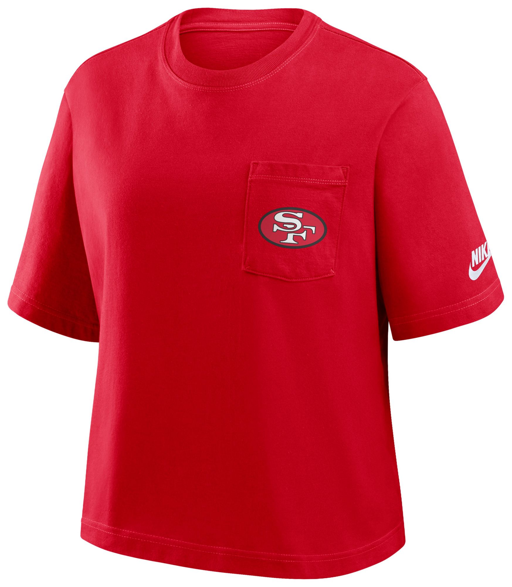 Nike Women's San Francisco 49ers University Red Rewind Pocket T-Shirt product image