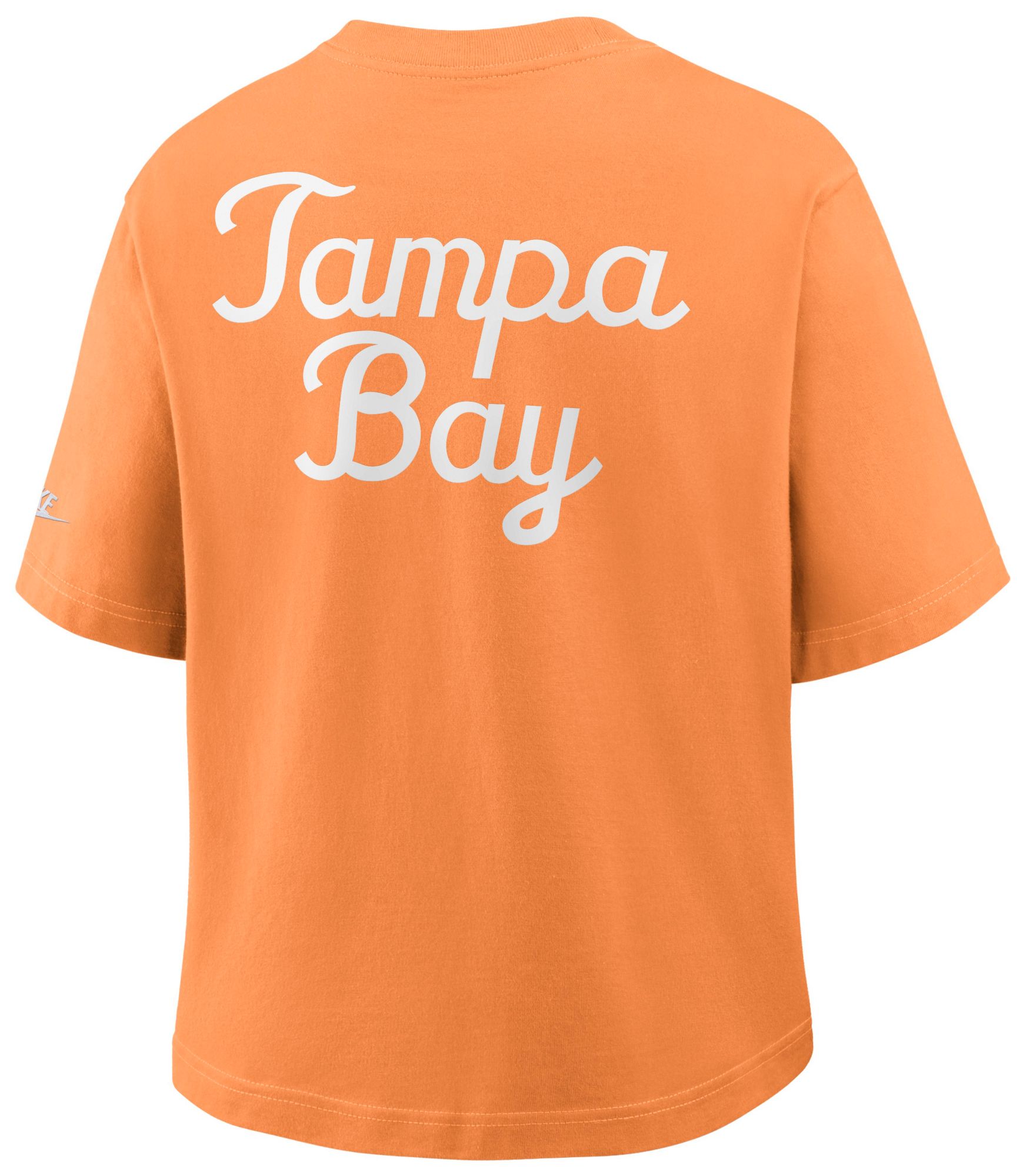 Nike Women's Tampa Bay Buccaneers Sport Orange Rewind Pocket T-Shirt product image