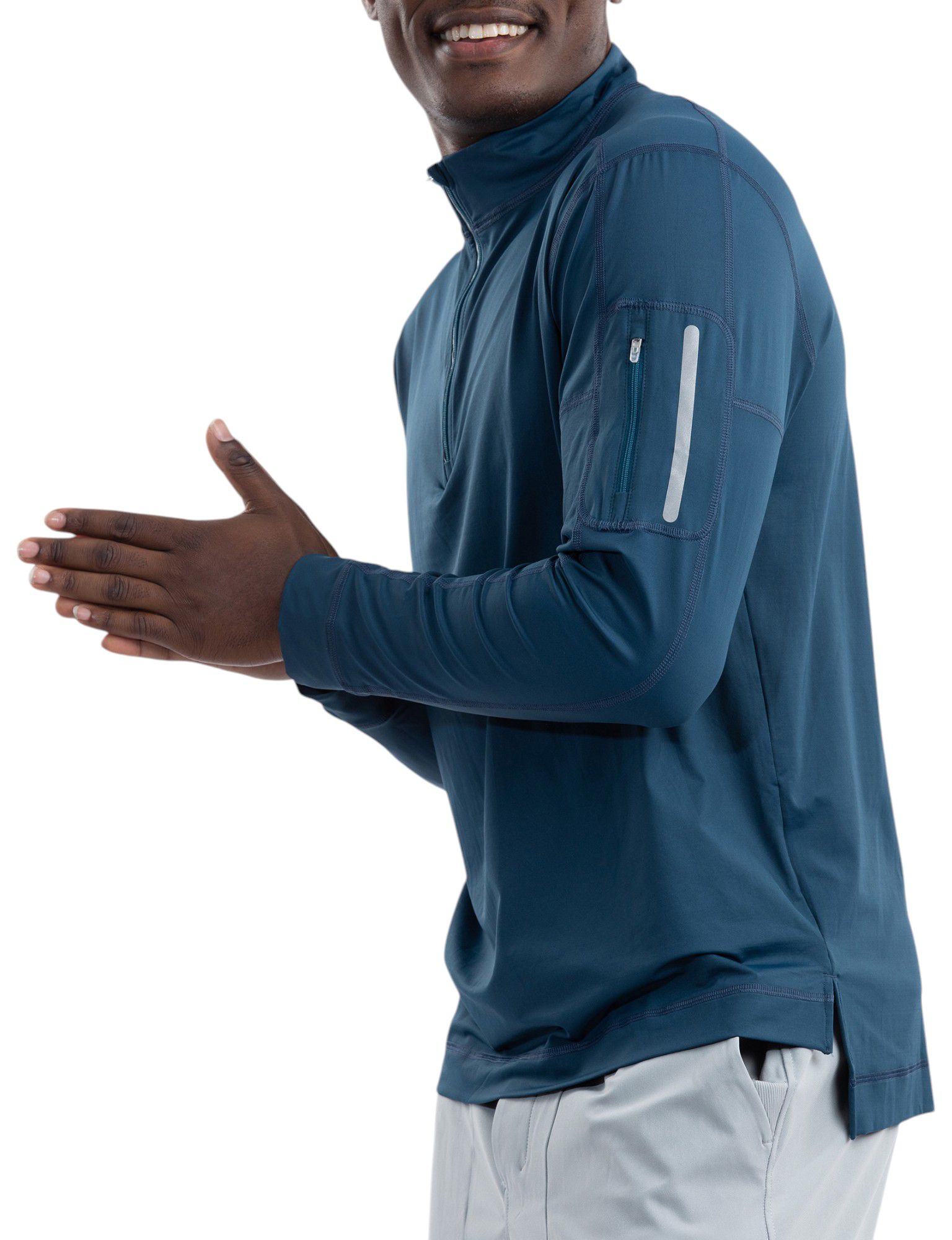 BloqUV Men's Sun Protective UPF 50 1/4 Zip Pullover product image